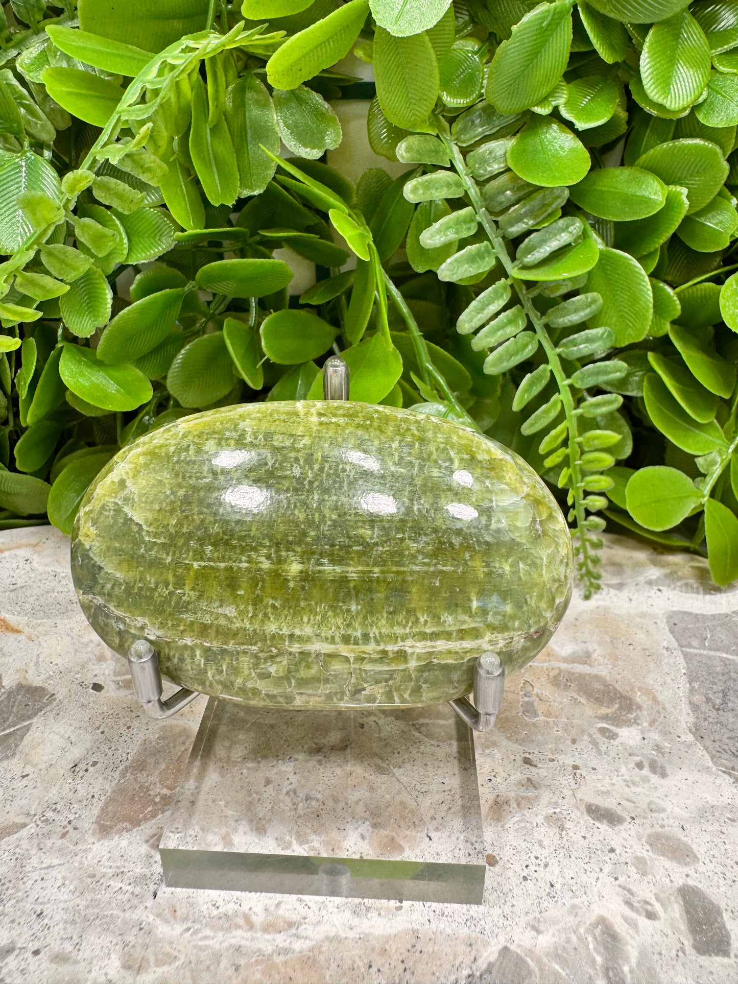 Tremolite Palm Stone 124g