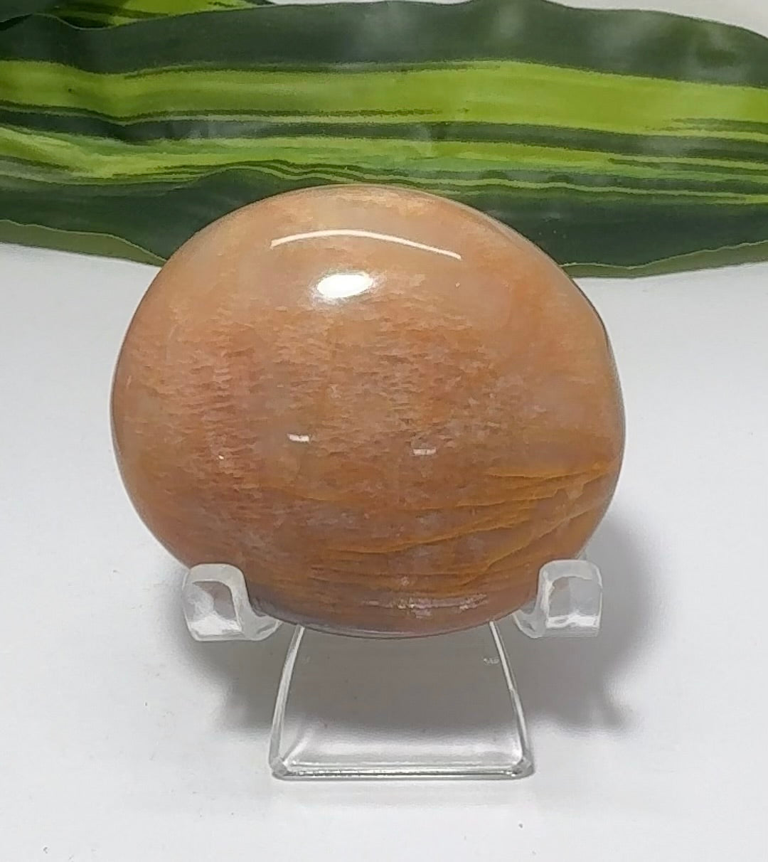 Peach Moonstone  Palm Stone 98g