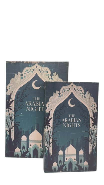 Set of 2 Book Boxes 'The Arabian Nights'