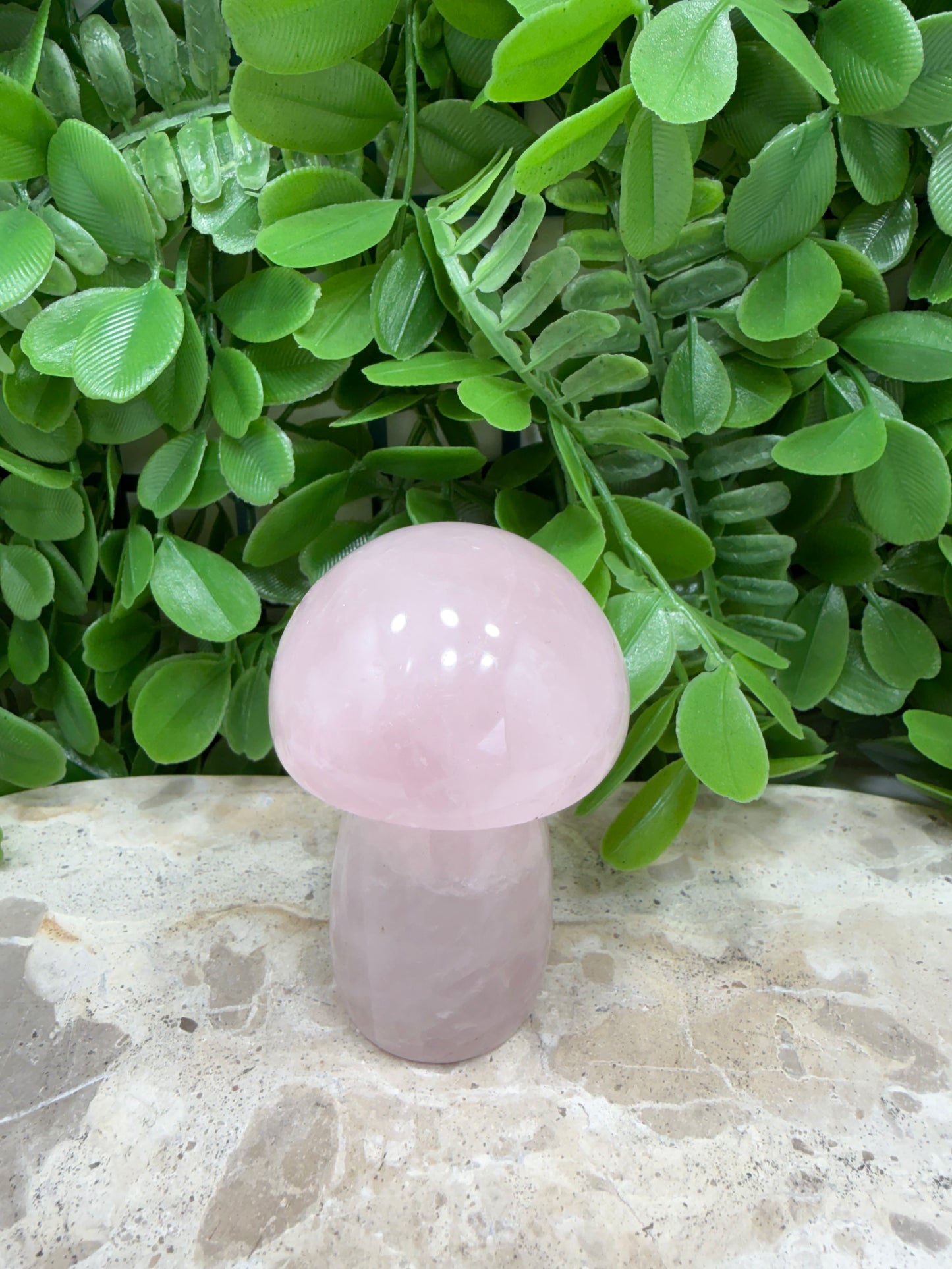Rose Quartz Mushroom 202g
