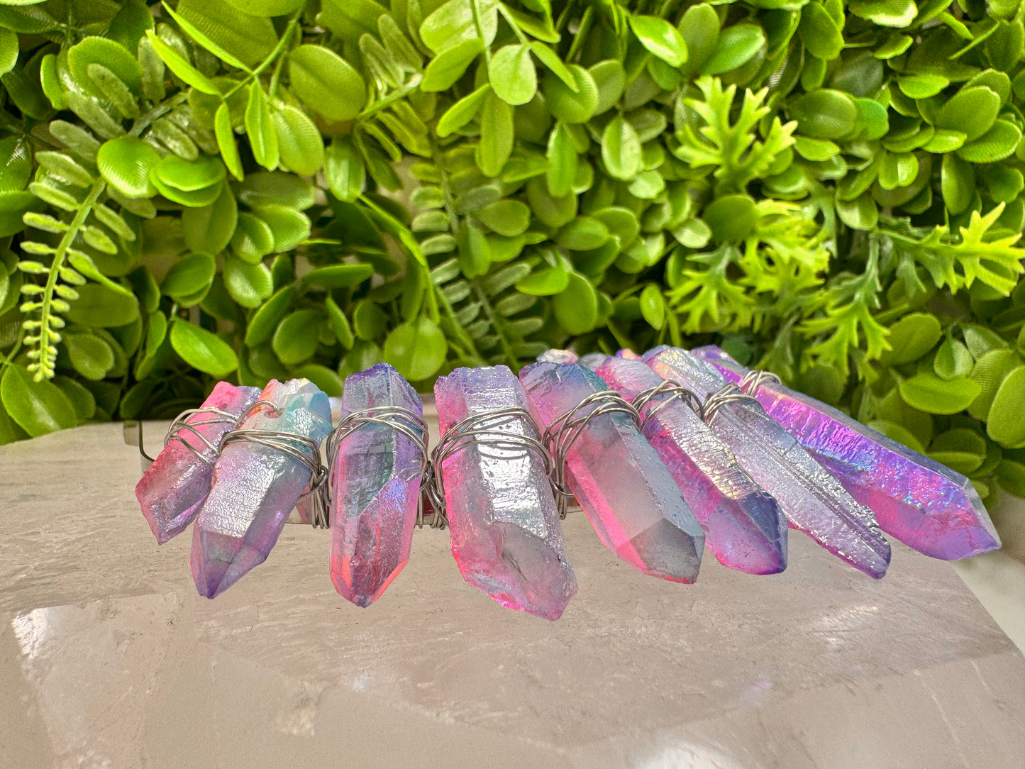 Aura Quartz Tiara 138g
