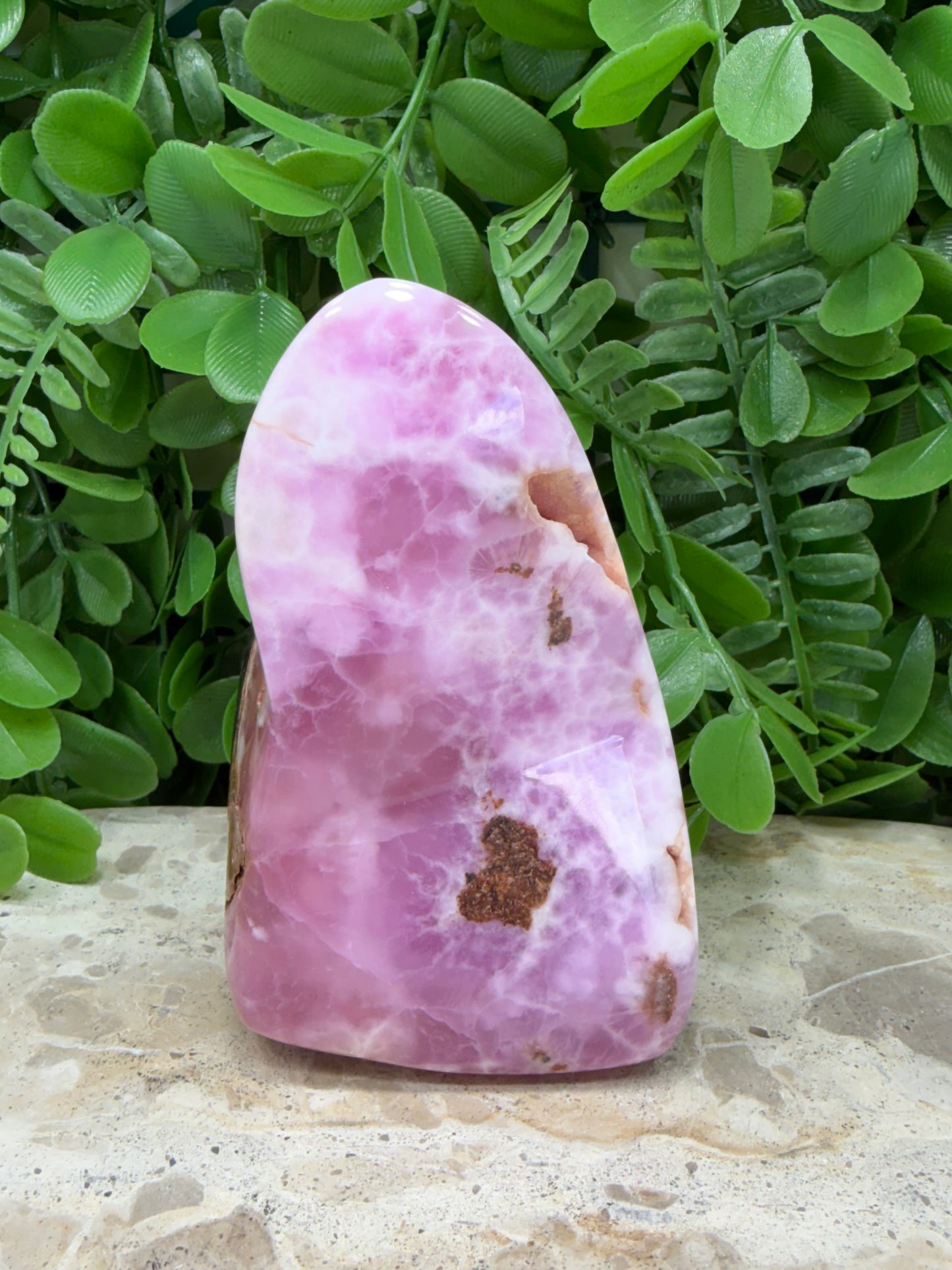 Pink Aragonite Freeform 624g