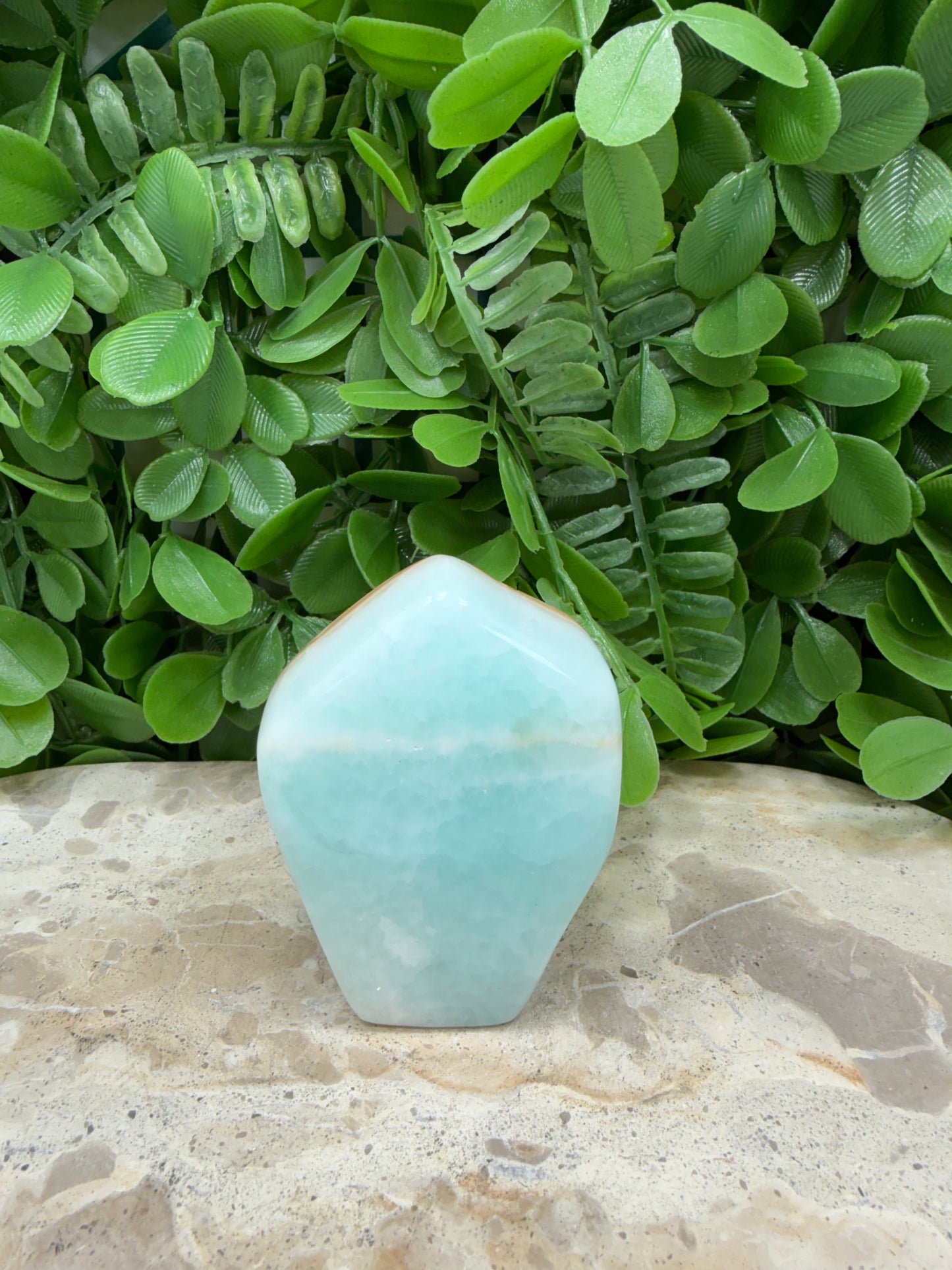 Aqua Caribbean Calcite Freeform 214g