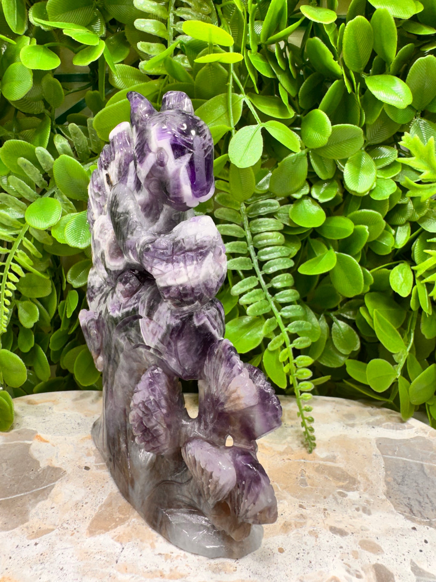Chevron Amethyst Squirrel 608g