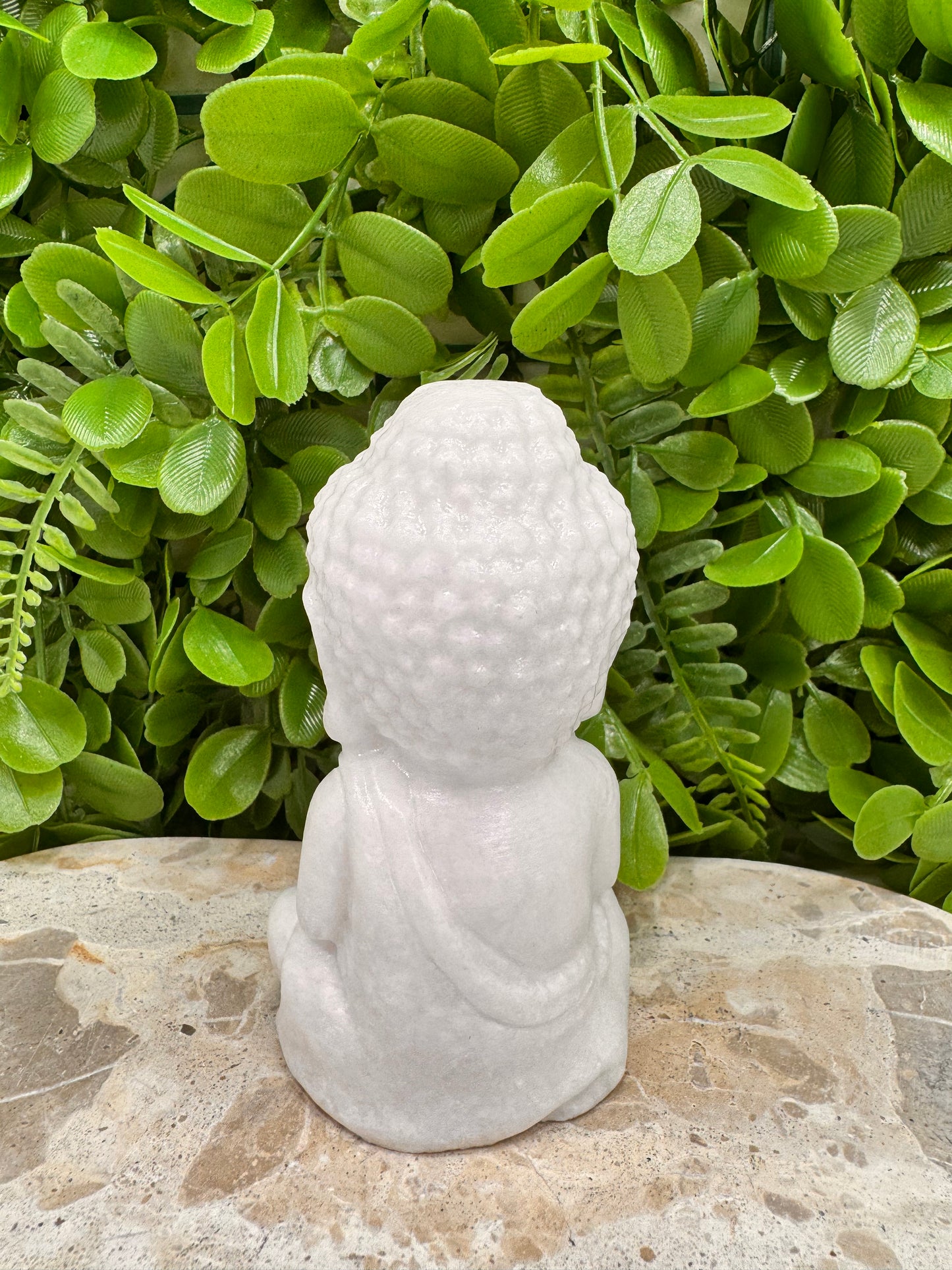 White Jade Buddha 504g
