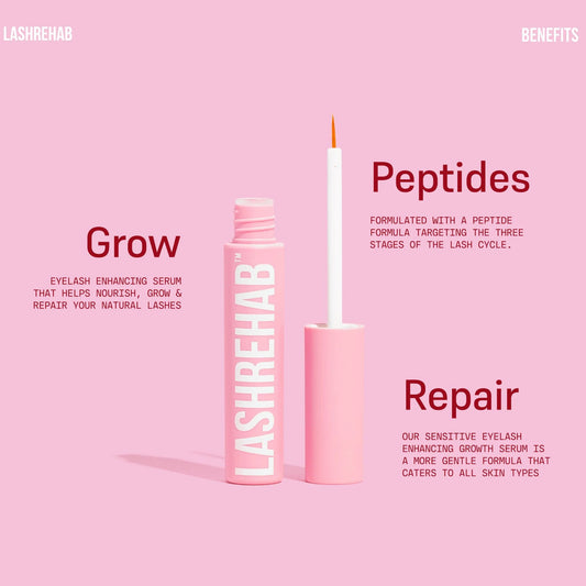 Lash Rehab Eyelash Growth Serum – Clinically Proven (3ml)
