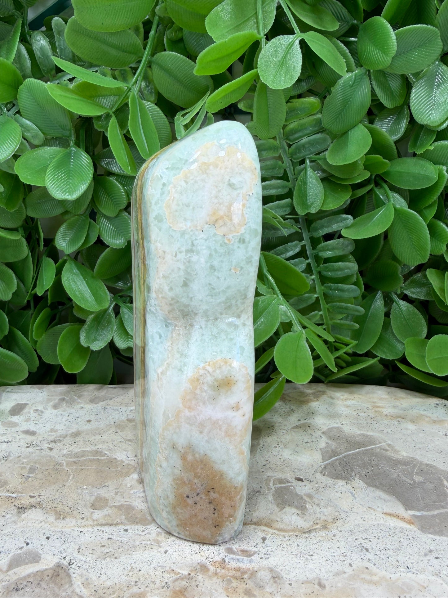 Ocean Green Calcite Freeform 404g