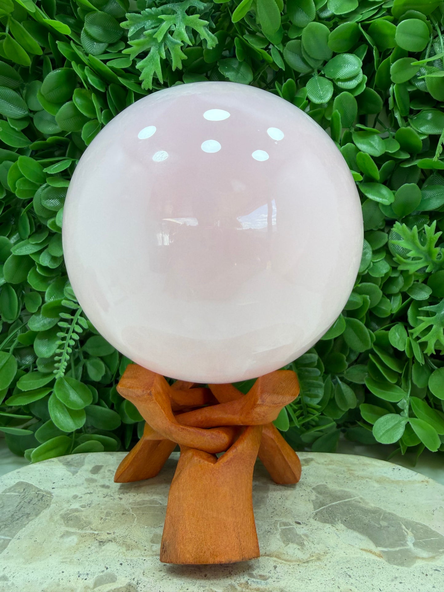 Pink Mangano Sphere UV 3468g