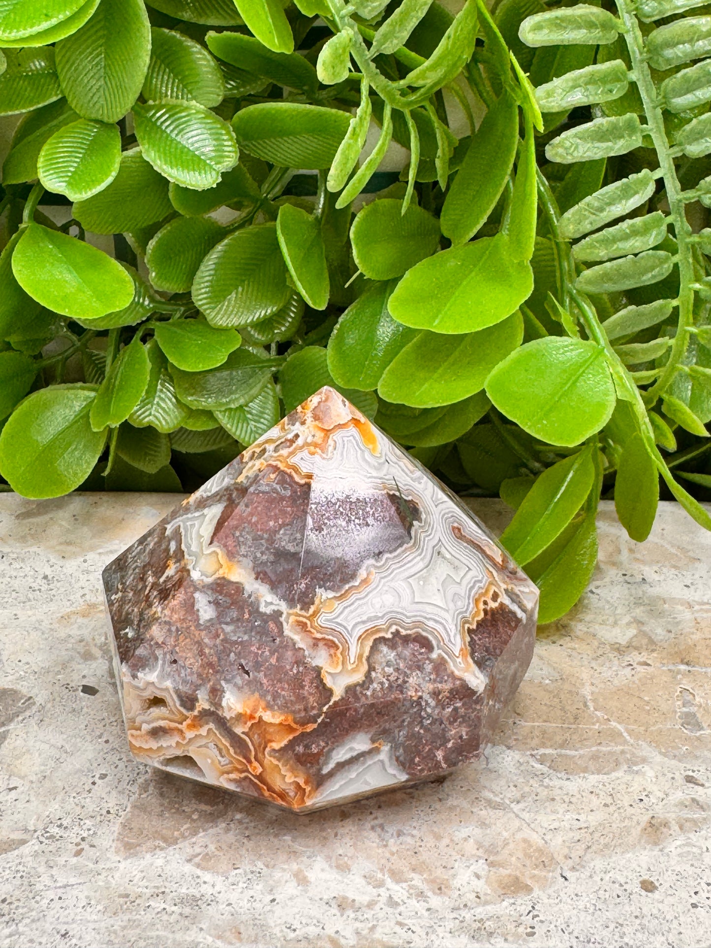 Mexican Agate Diamond 214g