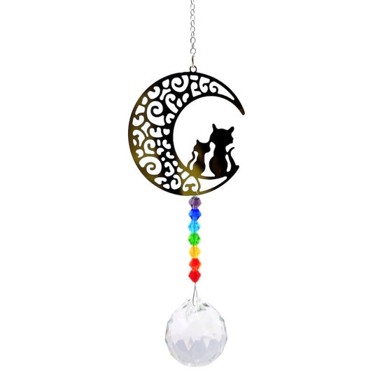 Moon Cat Suncatcher