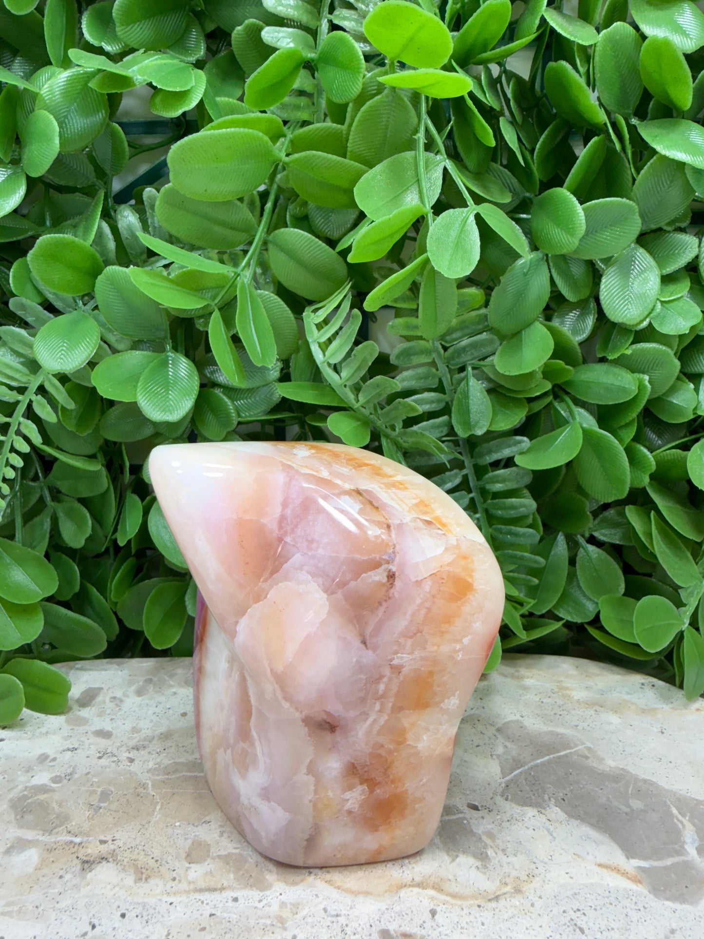 Pink Aragonite Freeform 492g