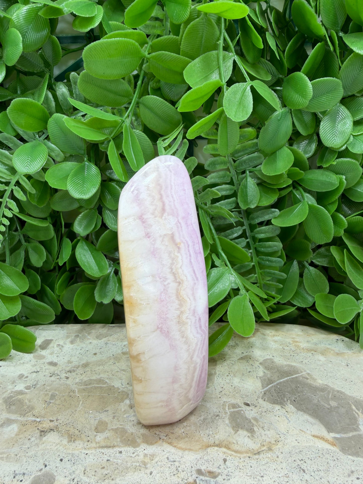 Pink Aragonite Freeform 298g