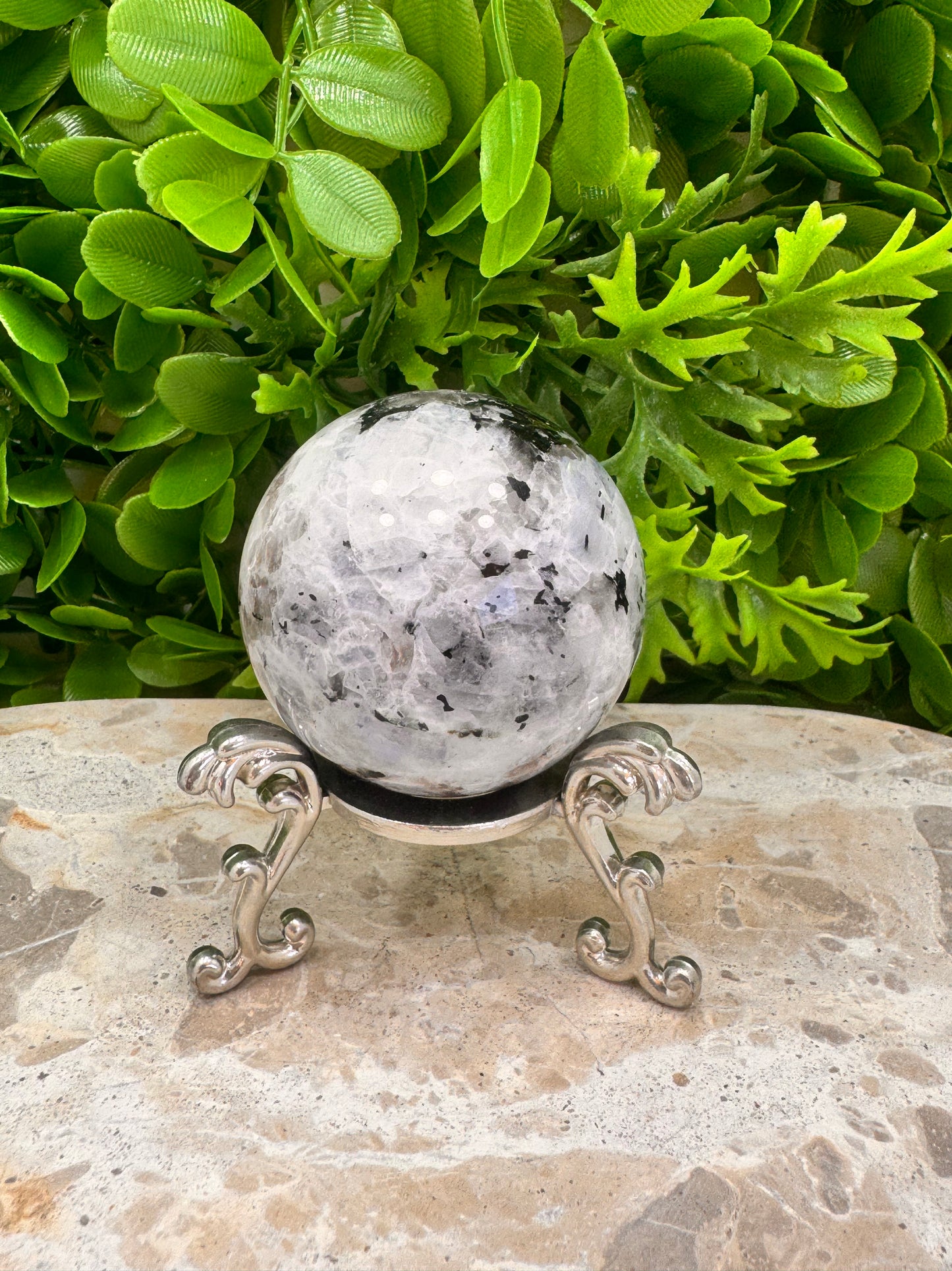 Rainbow Moonstone Sphere 256g