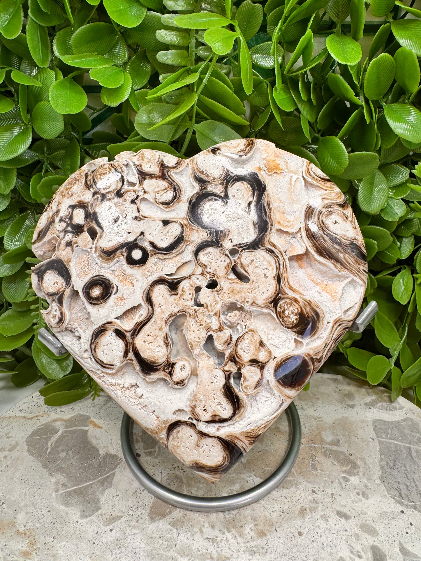Chocolate Calcite Heart 610g