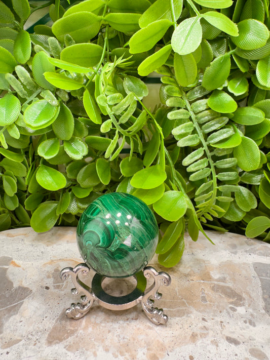 Malachlite Sphere 144g