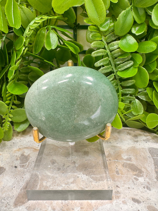 Green Aventurine Palm Stone 160g