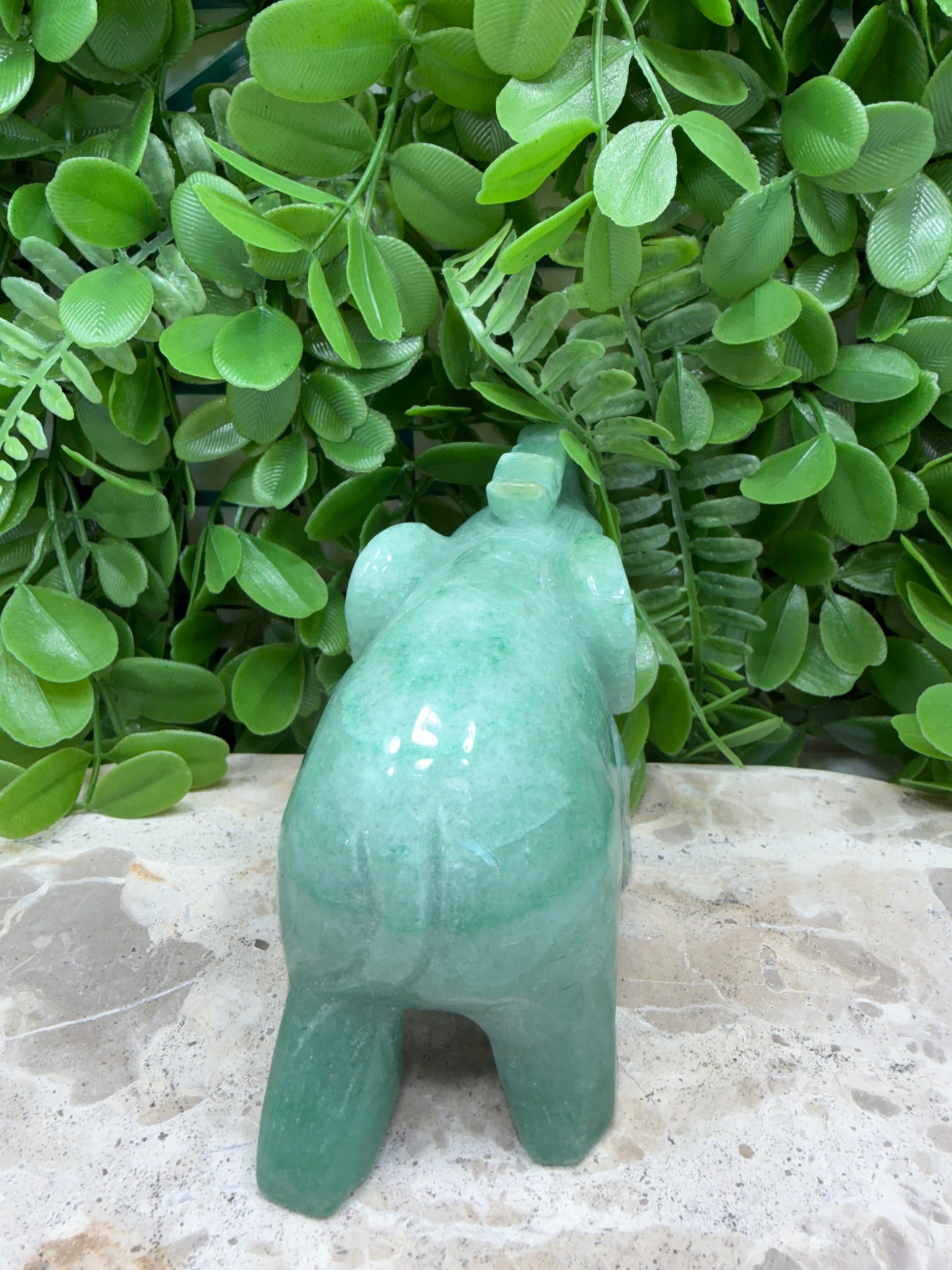 Green Aventurine Elephant 520g
