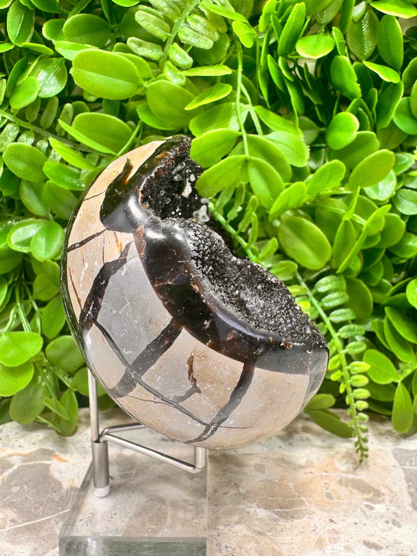 Septarian Dragon Stone Heart 920g