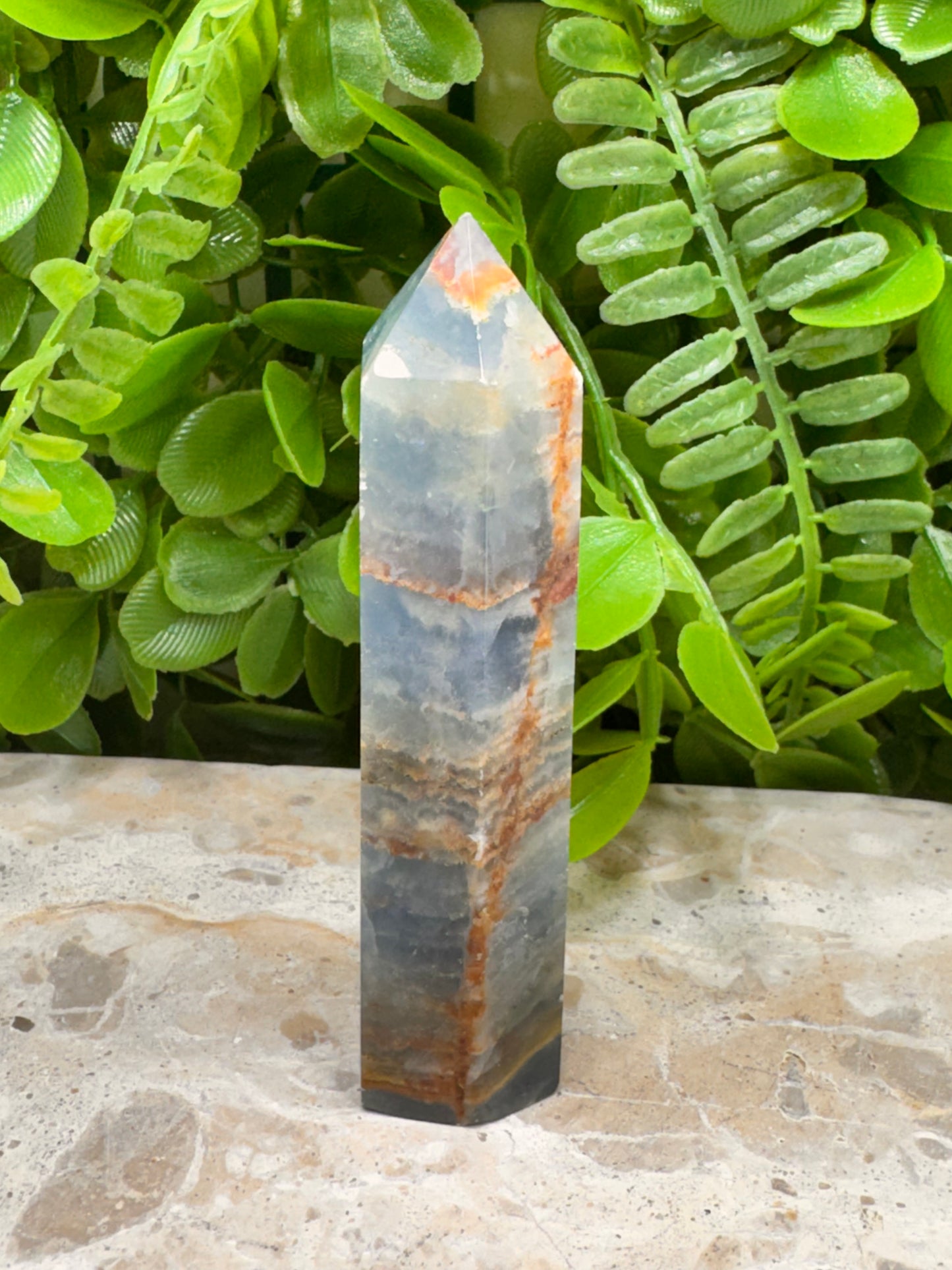 Blue Banded Onyx Point 99g