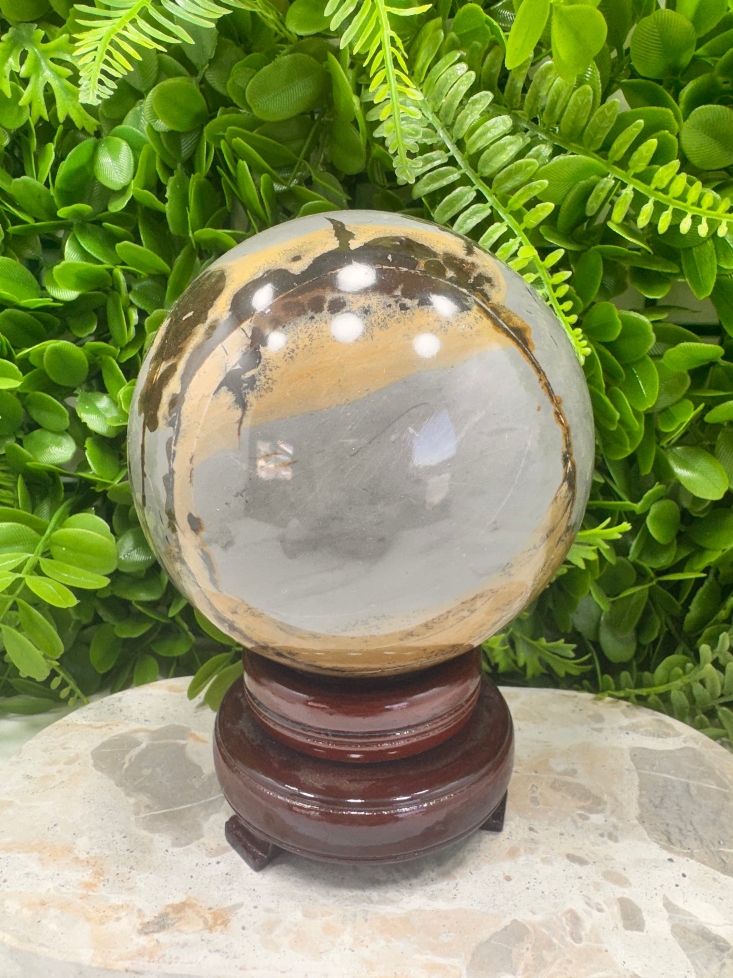 Picture Jasper Sphere 3130g