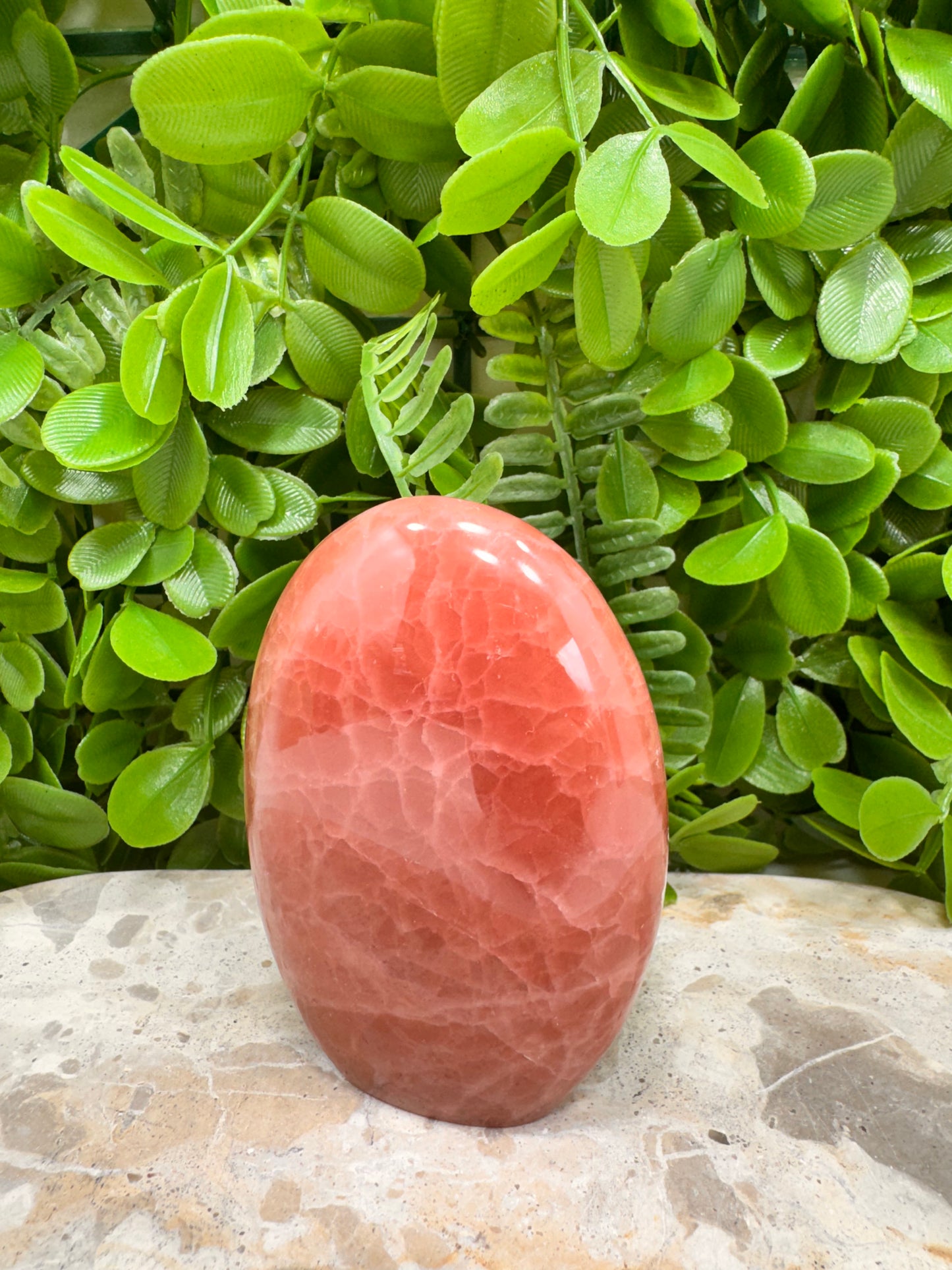 Standing Rose Calcite 320g