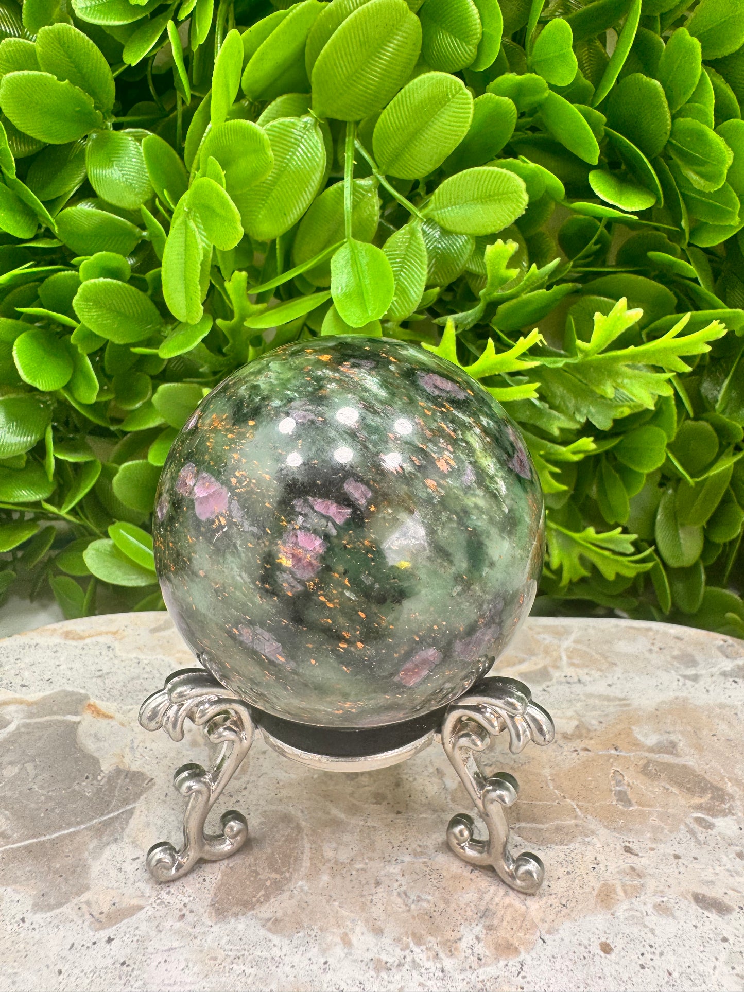 Ruby Zoisite Sphere 470g