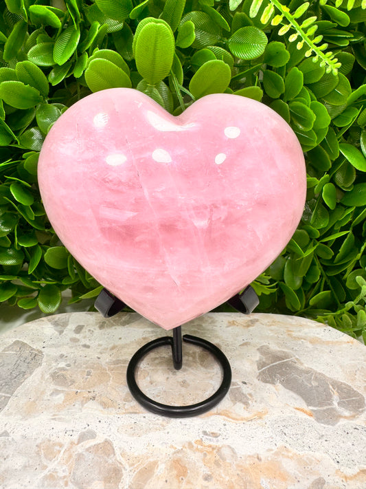 Rose Quartz Heart 1356g