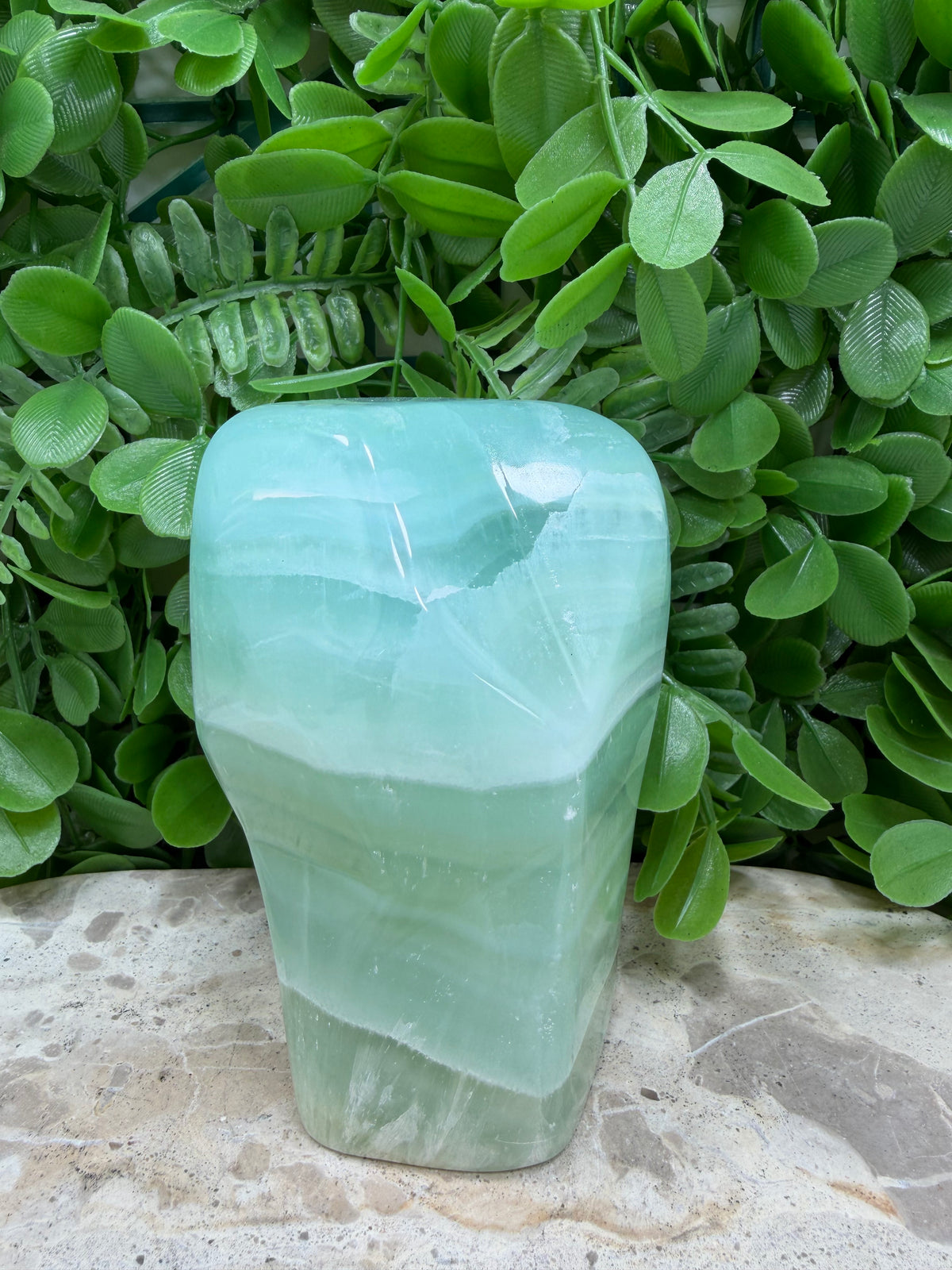 Pistachio Calcite Freeform 998g
