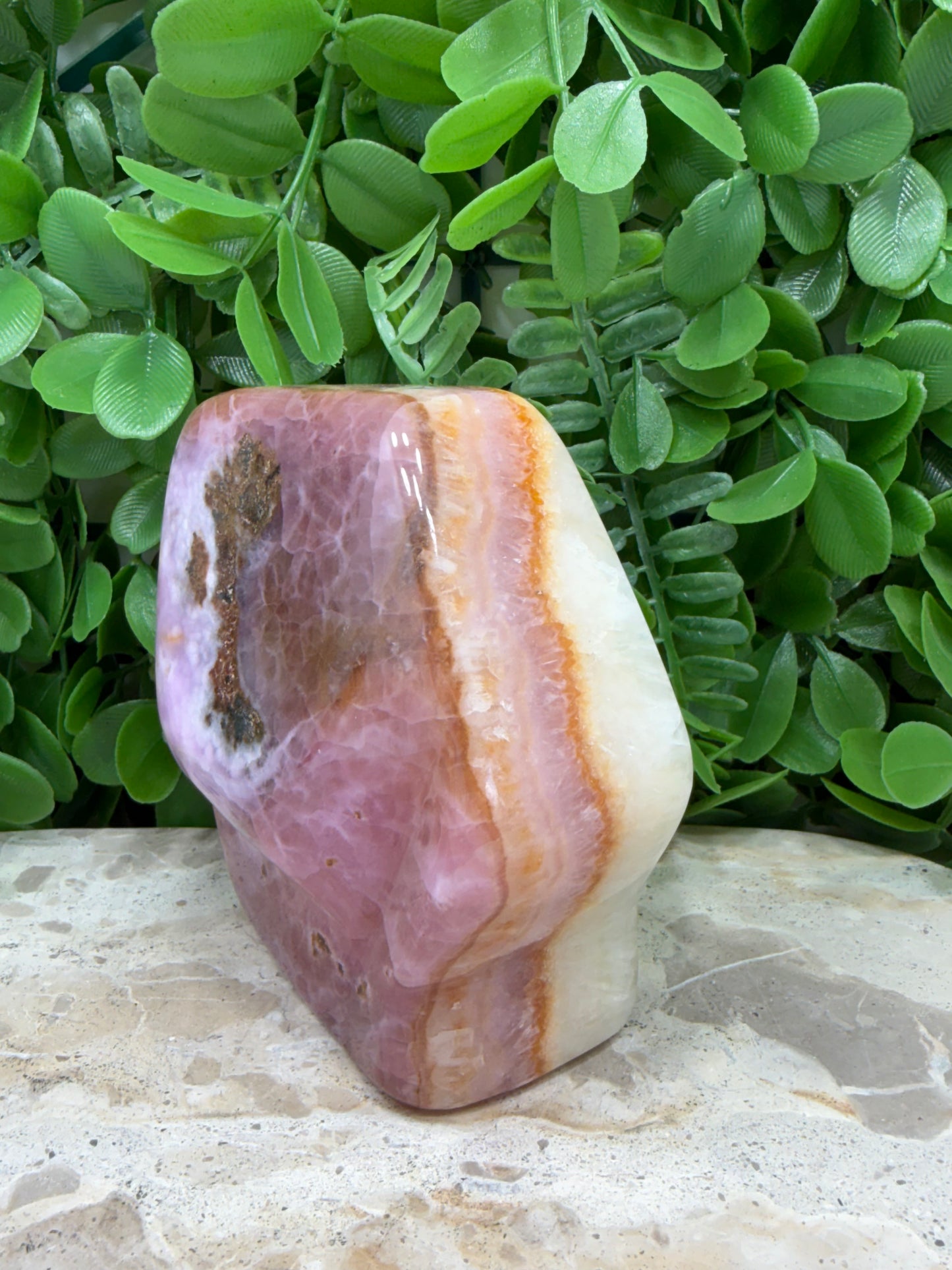 Pink Aragonite Freeform 774g