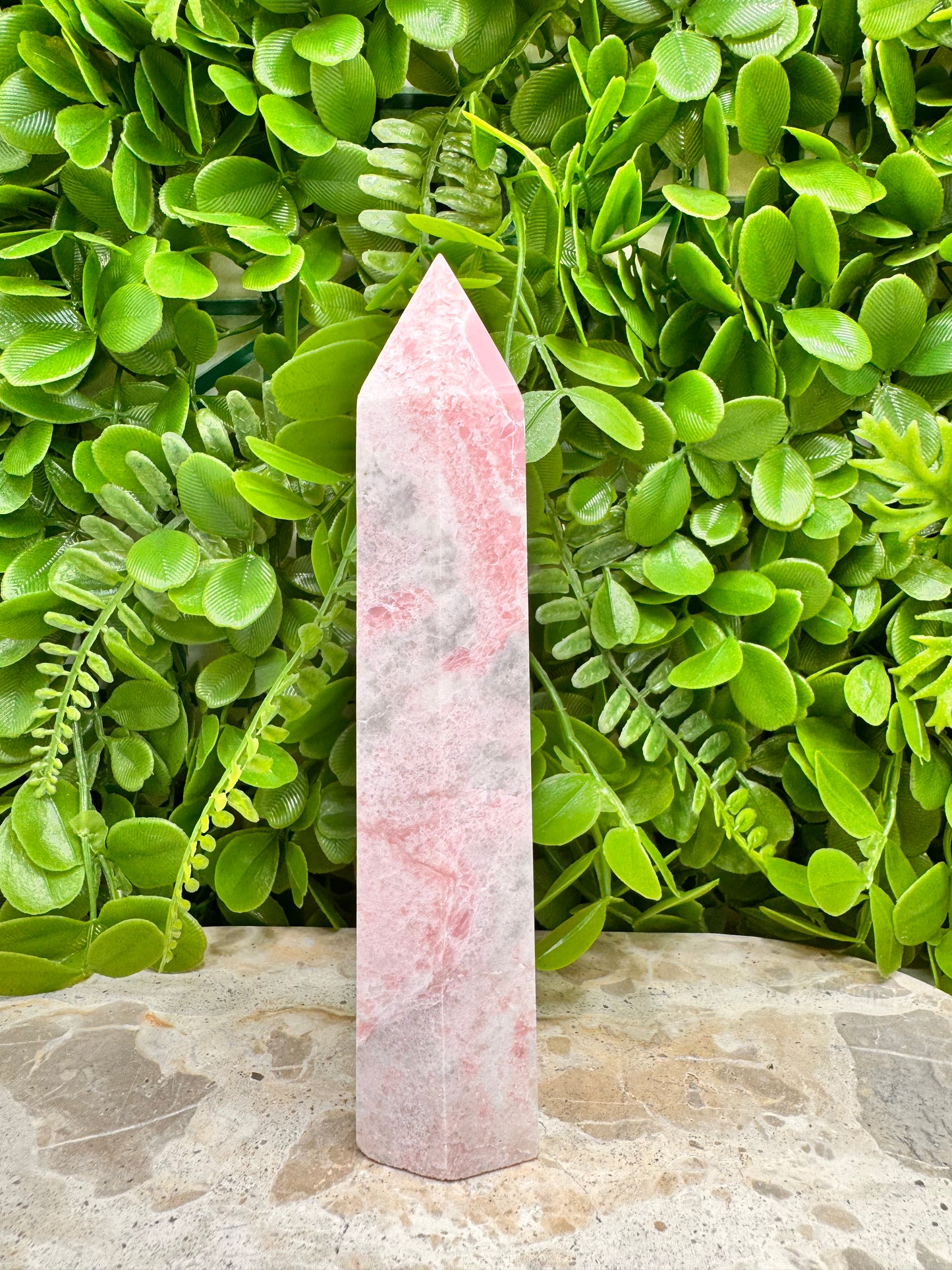 Pink Opal Tower 489g
