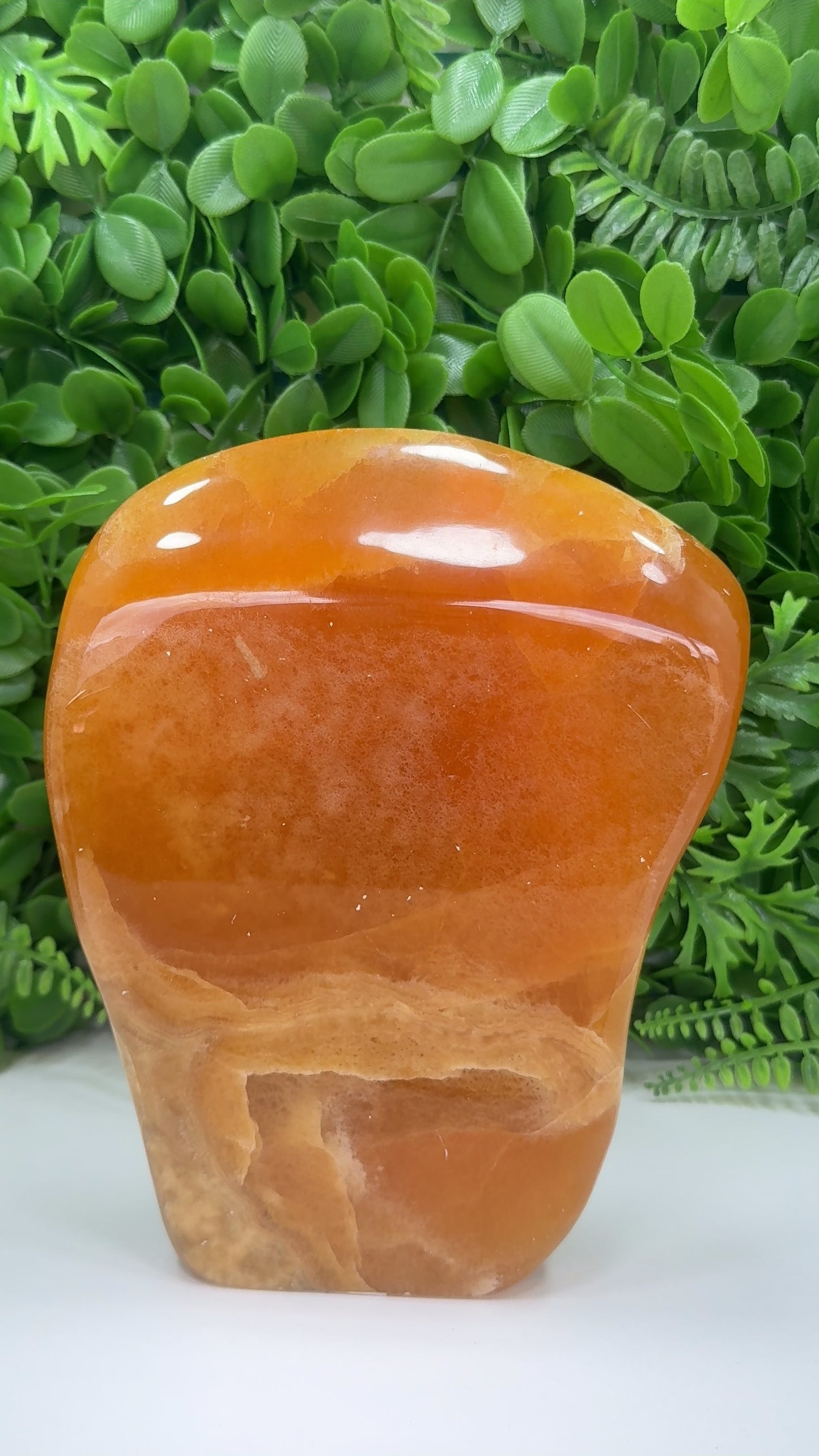 Crystalized Orange Calcite Freeform 1738g