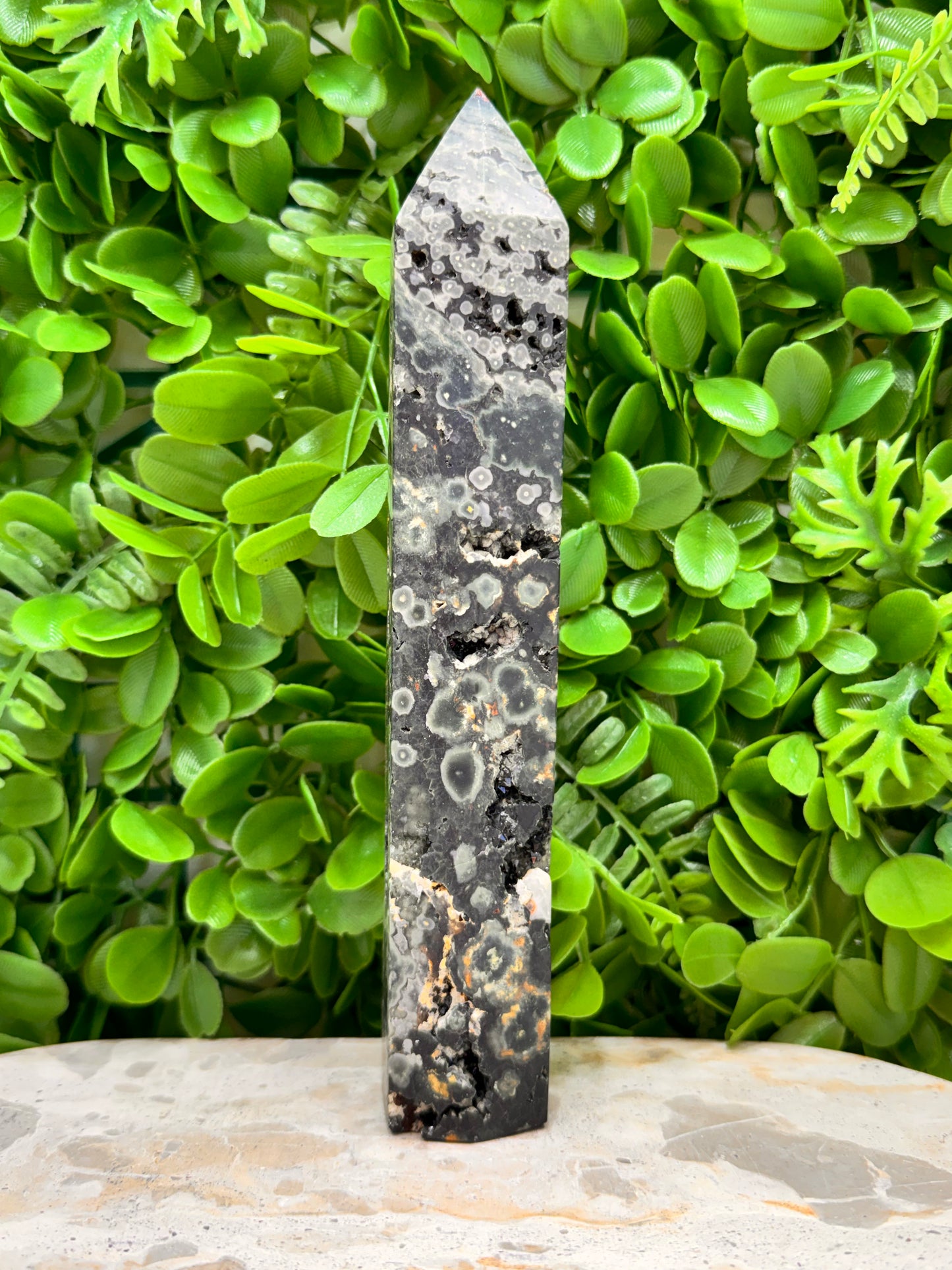 Bubble Ocean Jasper Tower 534g