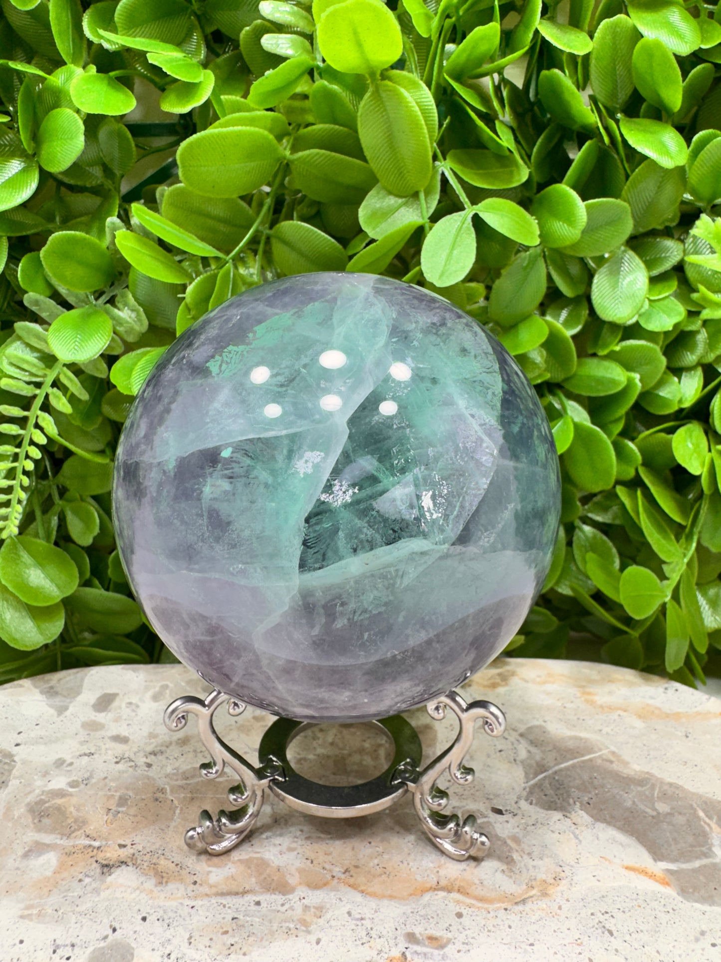 Fluorite Sphere 1342g