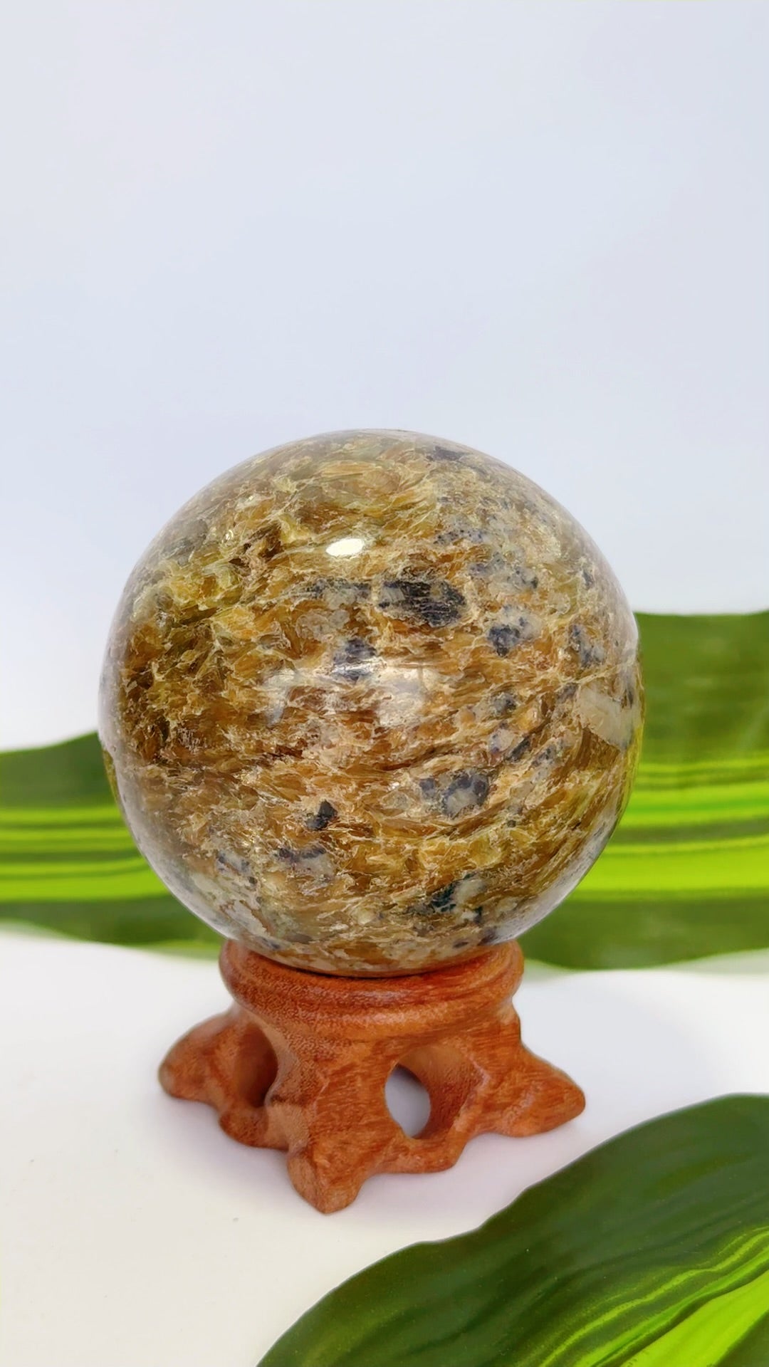 Blue Sapphire and Mica Sphere 474g
