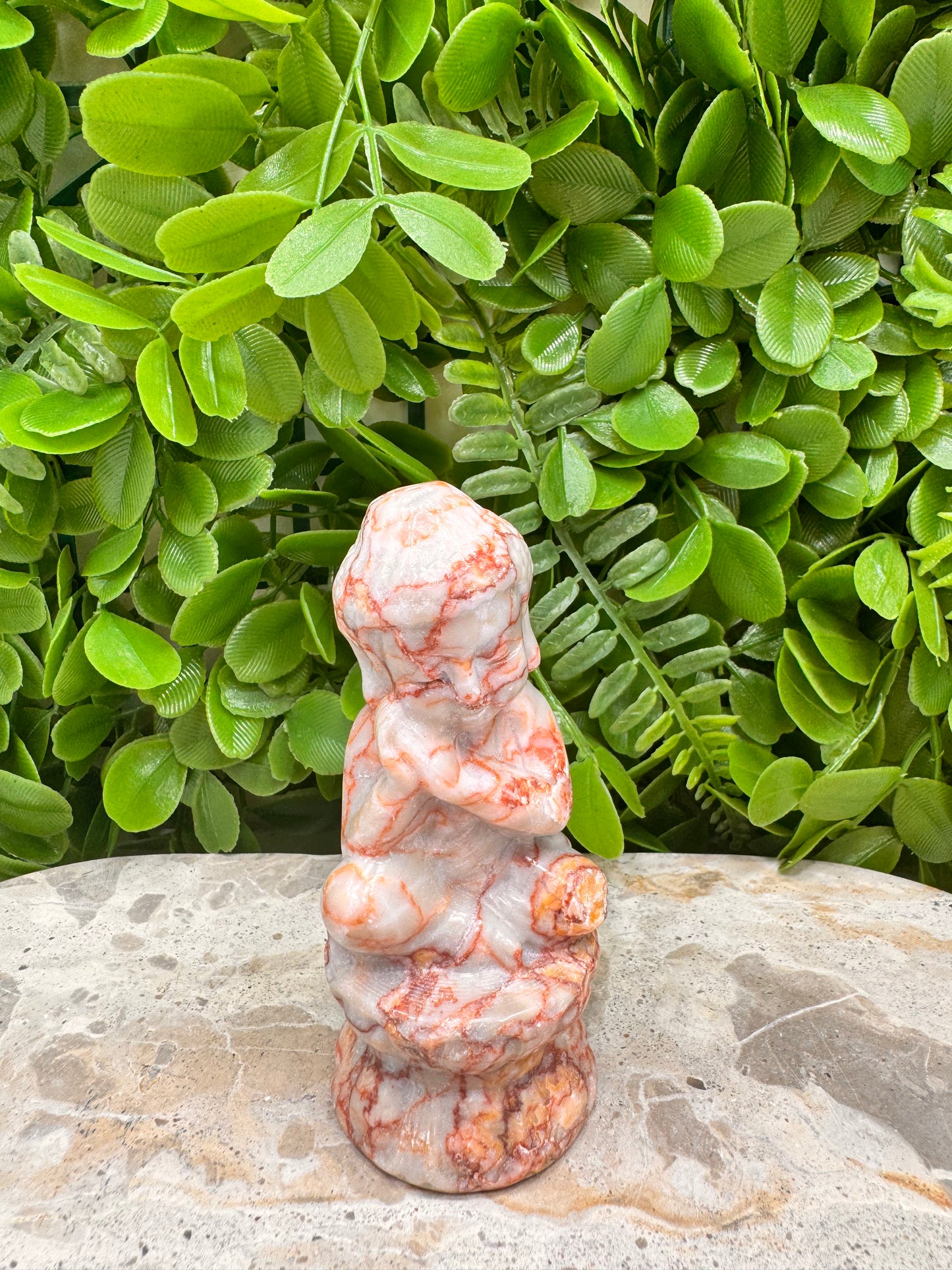 Red Vein Jasper Buddha 214g