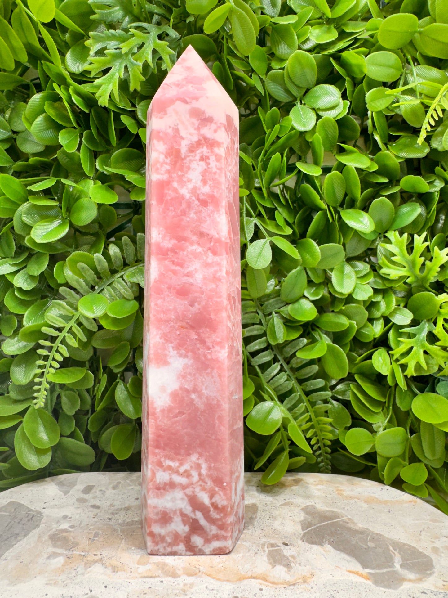 Pink Opal Tower 940g
