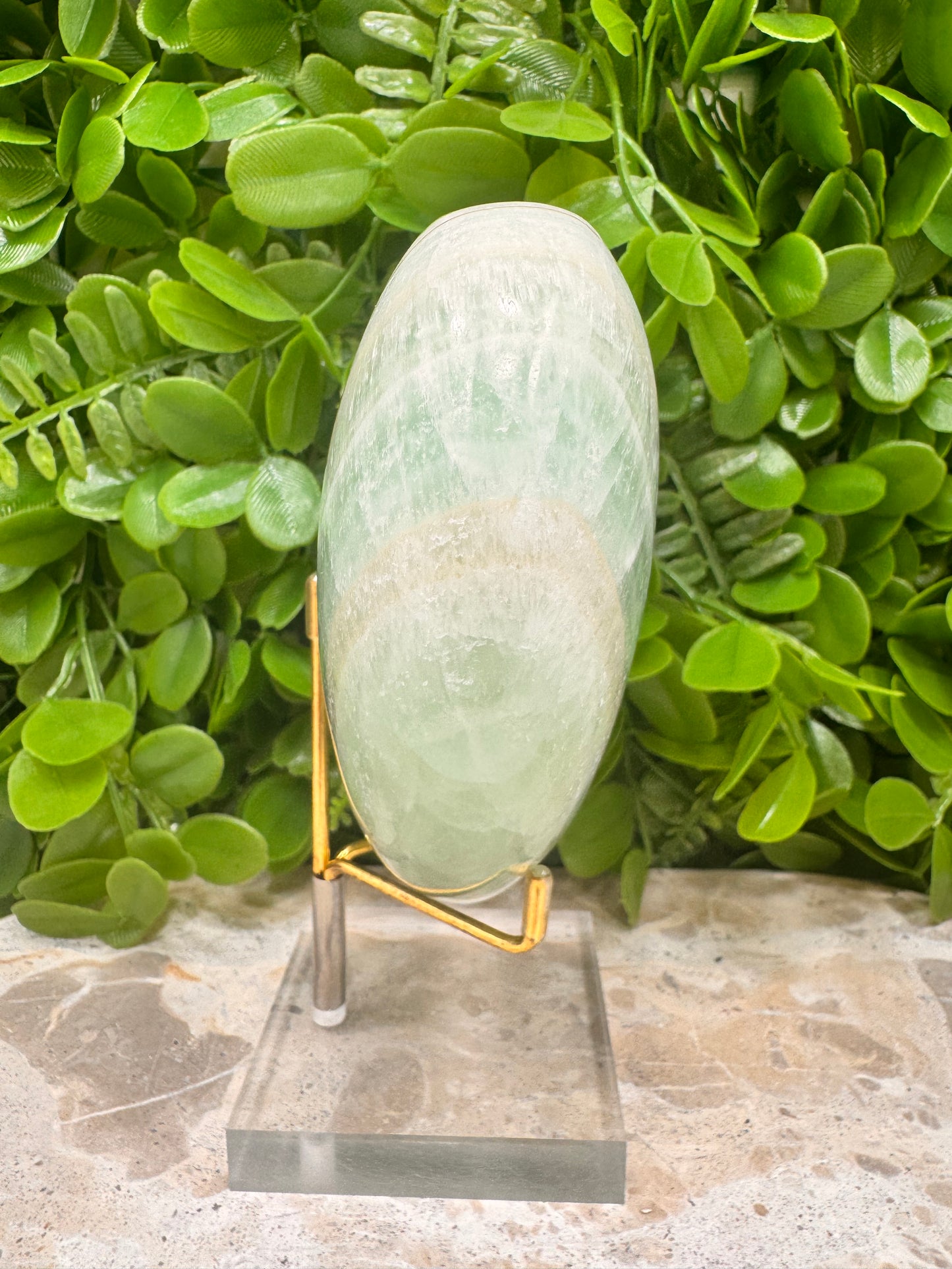 Pistachio Calcite Heart 1072g