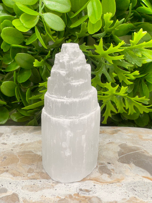 Selenite Mini Towers App 250g