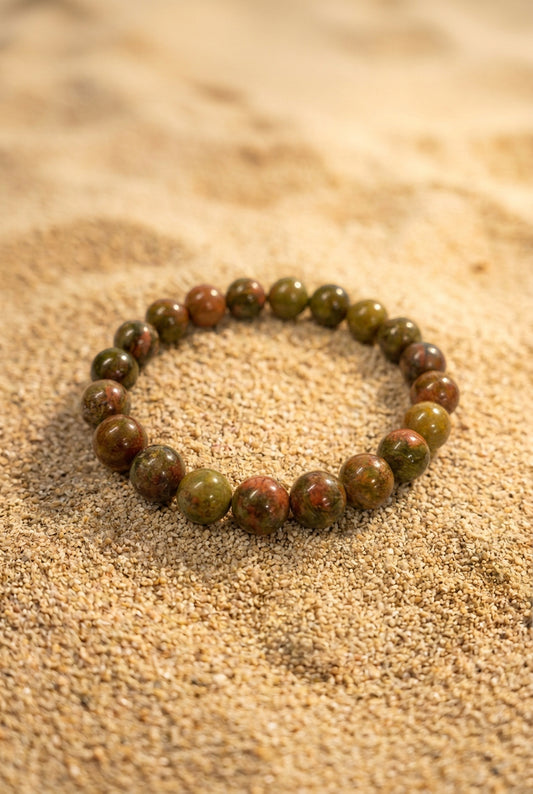 Unakite Bracelet | Healing • Balance • Growth