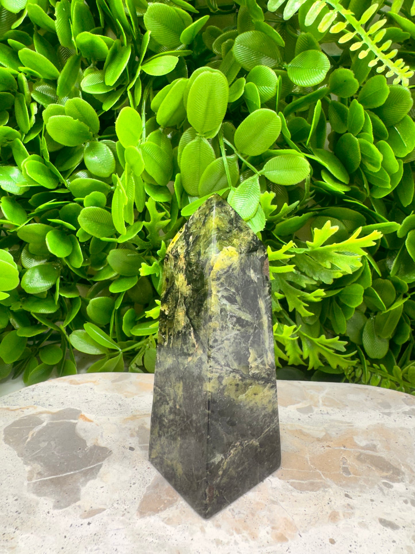 Nephrite Jade Tower 300g