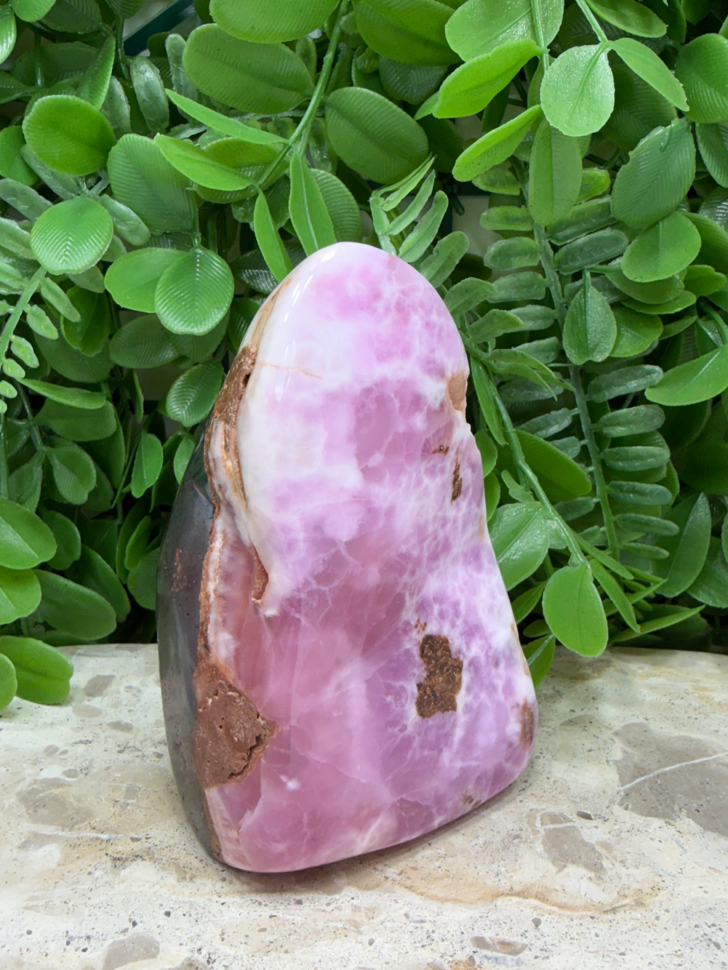Pink Aragonite Freeform 624g