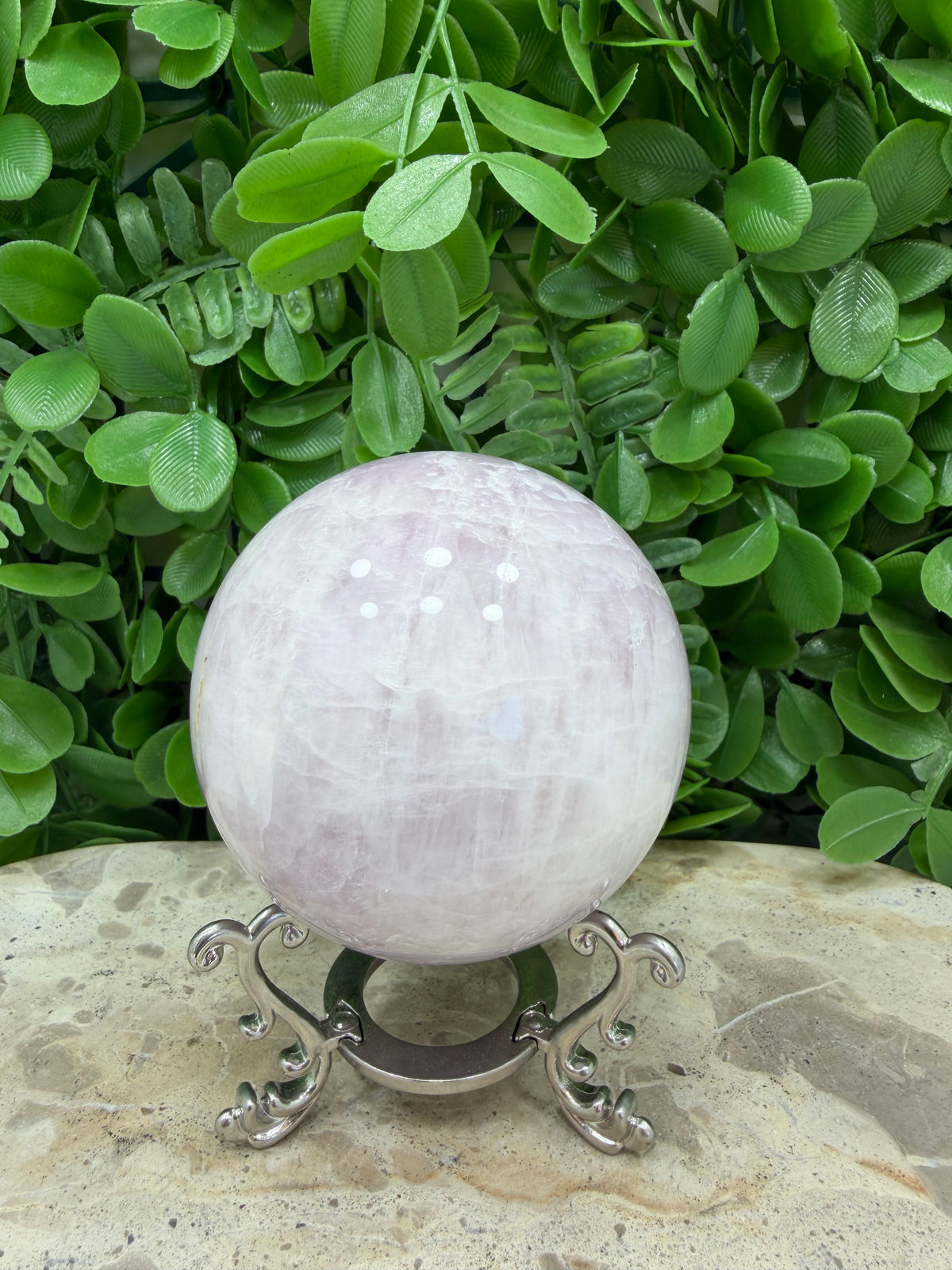Kunzite Sphere 680g| Love • Peace • Compassion