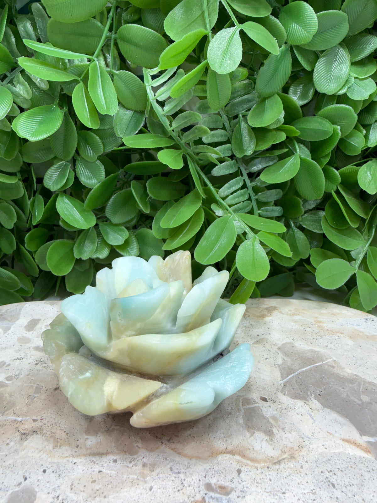 Caribbean Calcite Rose 284g | Calm • Intuition • Emotional Healing