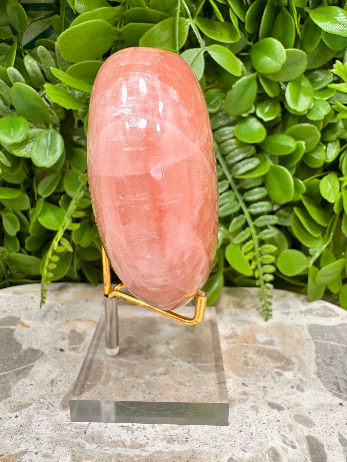 Rose Calcite Heart 748g