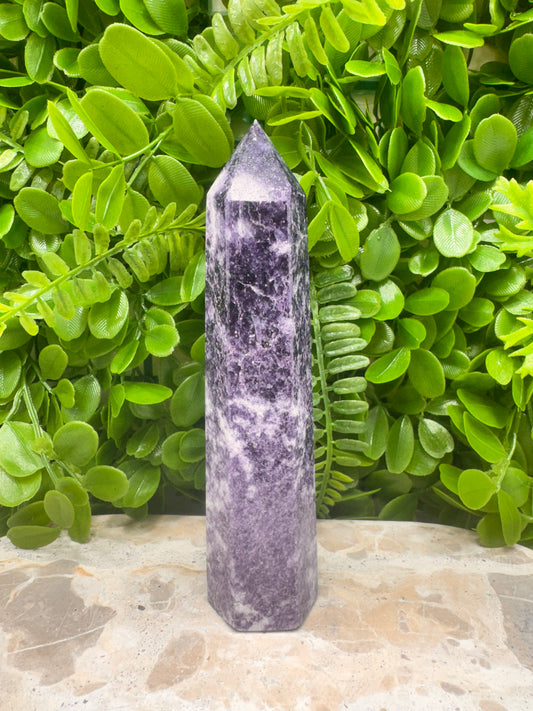 Lepidolite Tower 342g