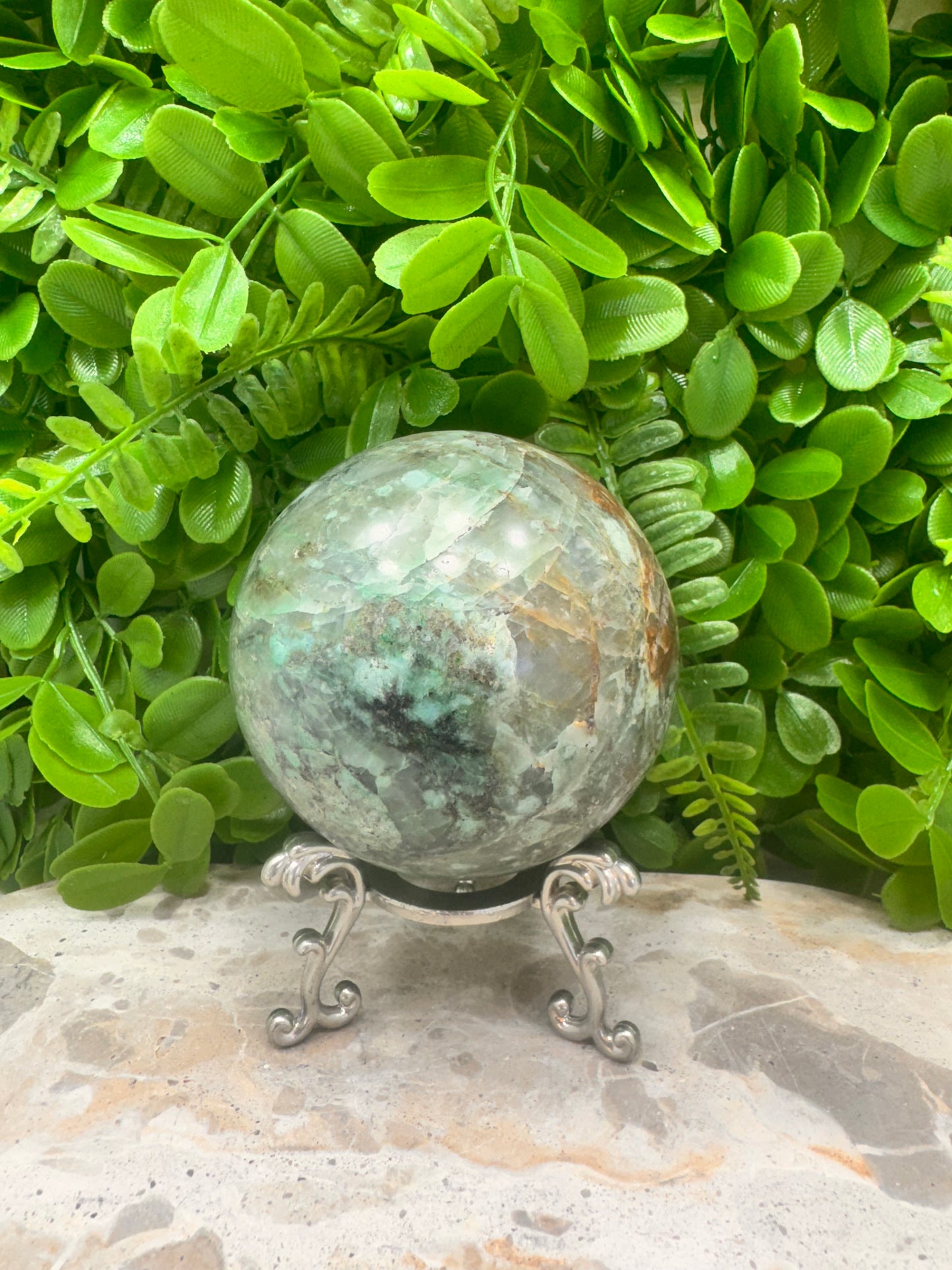 Turquoise Sphere 822g