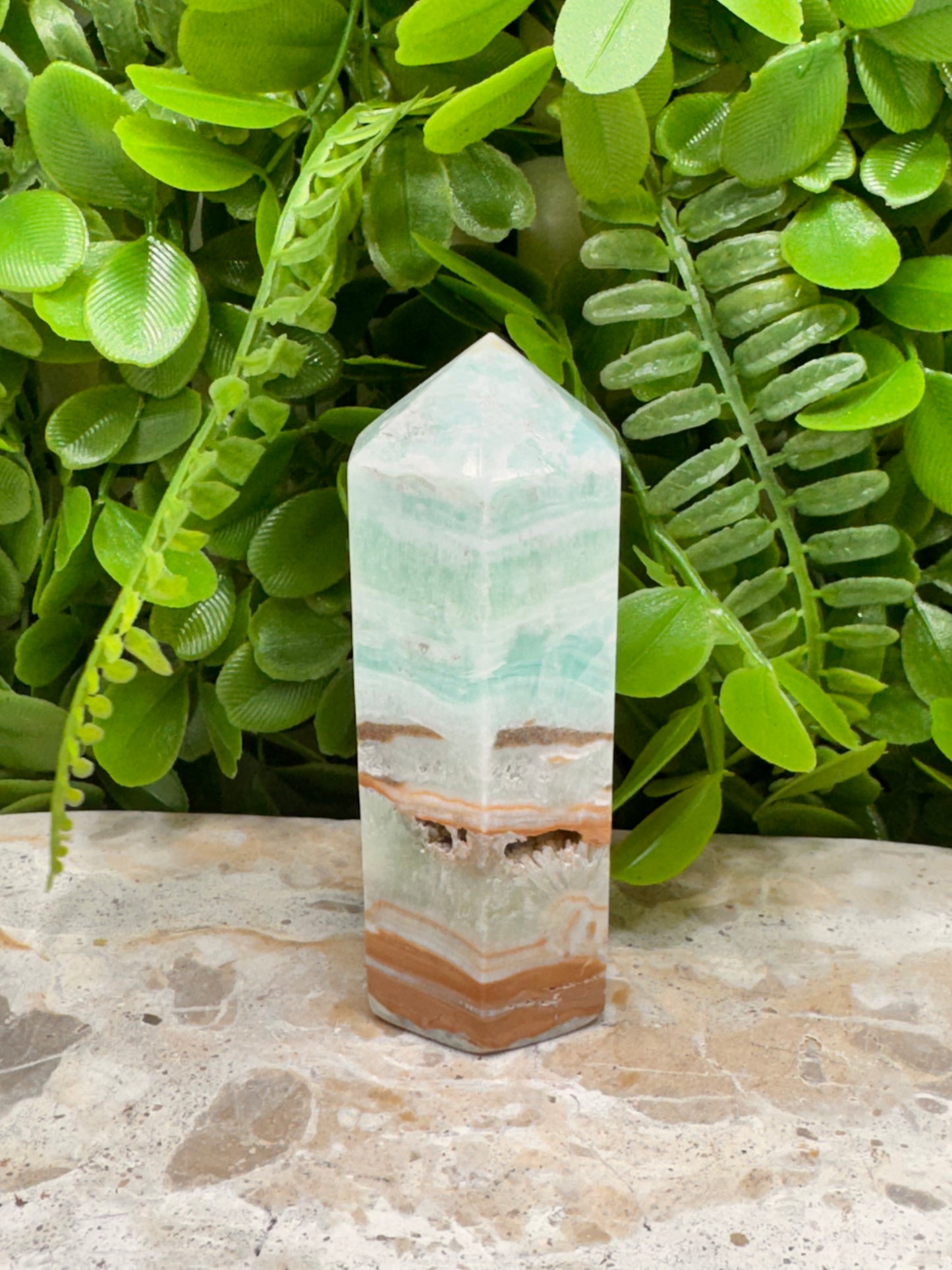 Caribbean Calcite Point 228g
