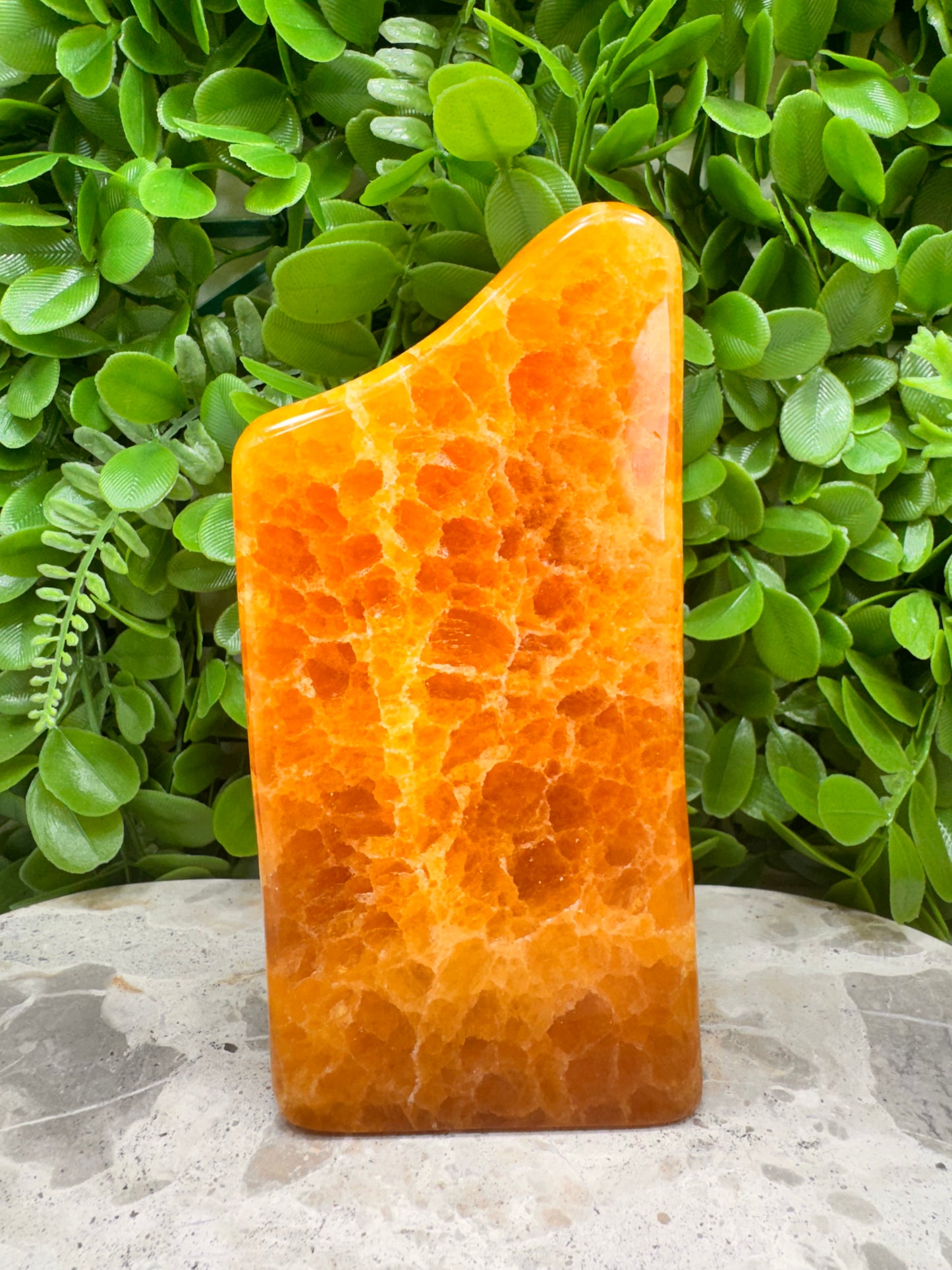Crystalised Orange Calcite Freeform 788g