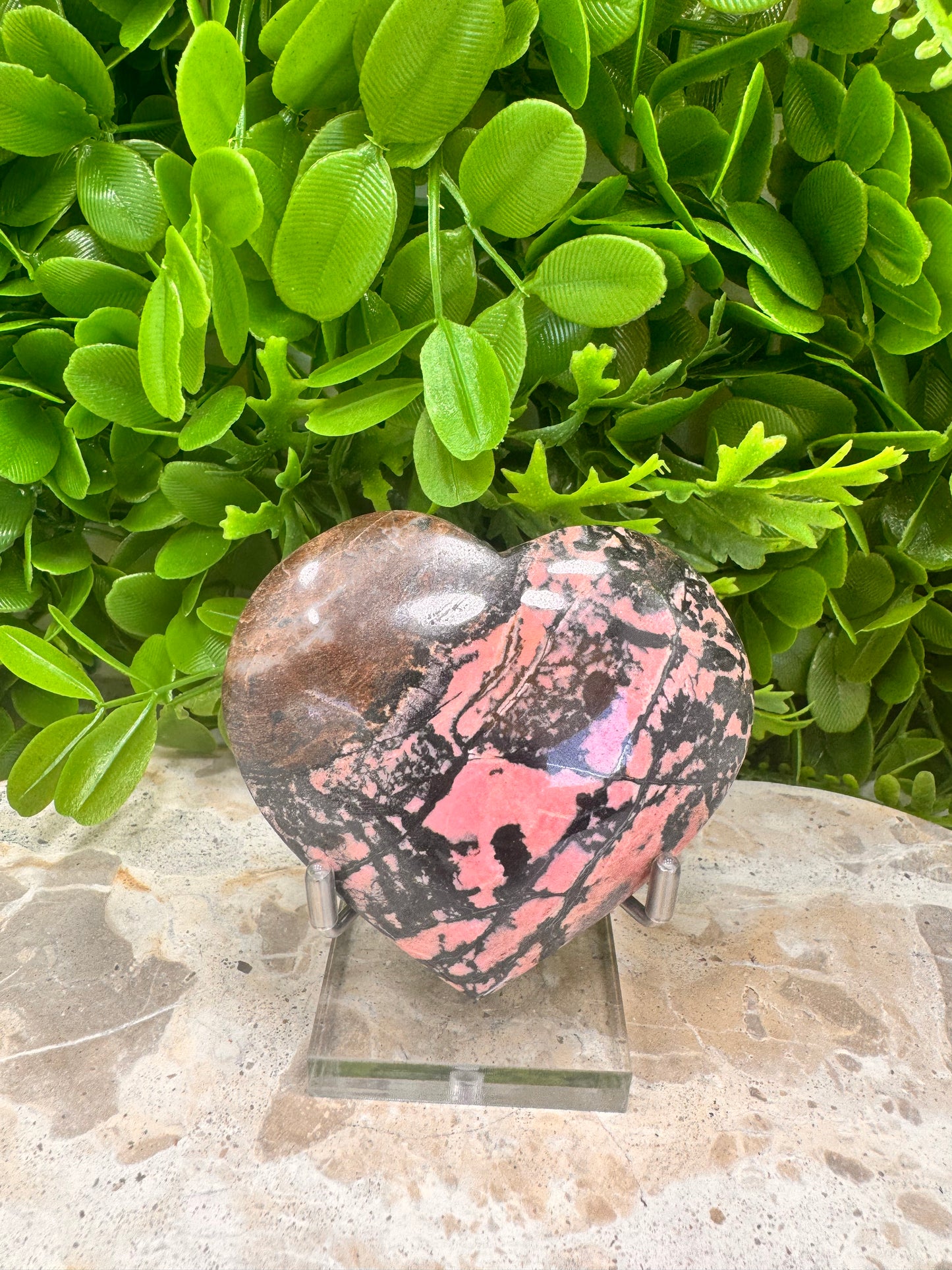 Rhodonite Heart 258g