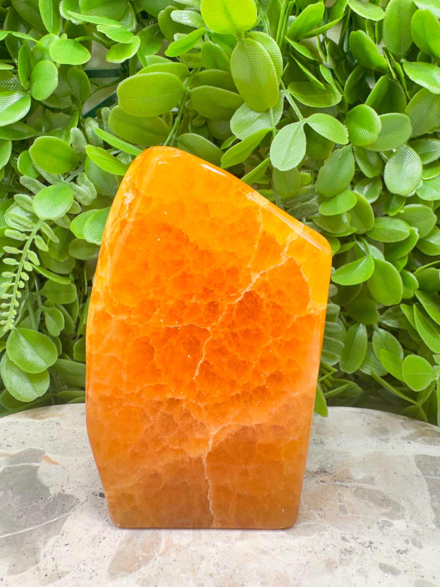 Crystalised Orange Calcite Freeform 768g